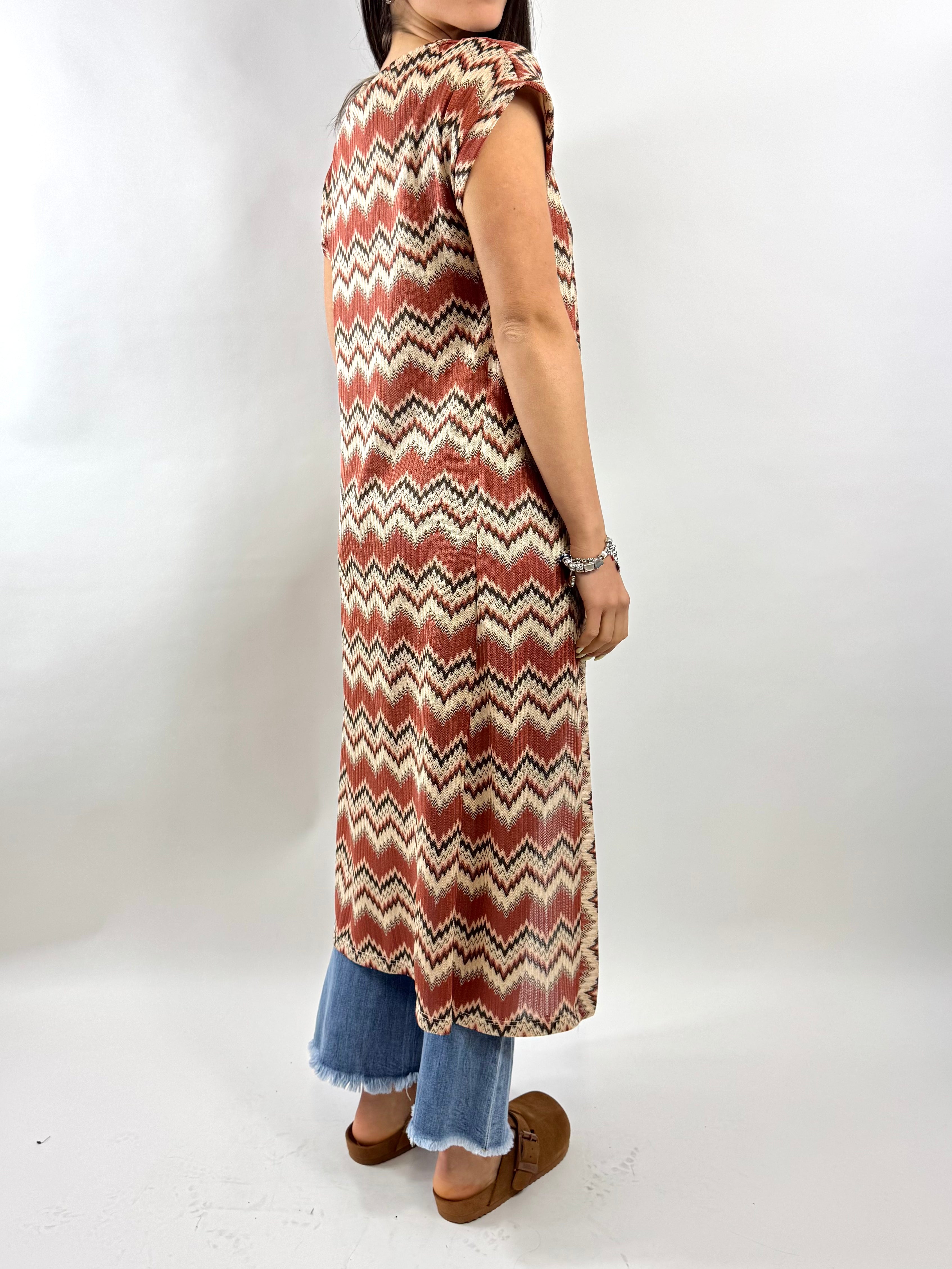 SUSYMIX GILET LUNGO FANTASIA MISSONI