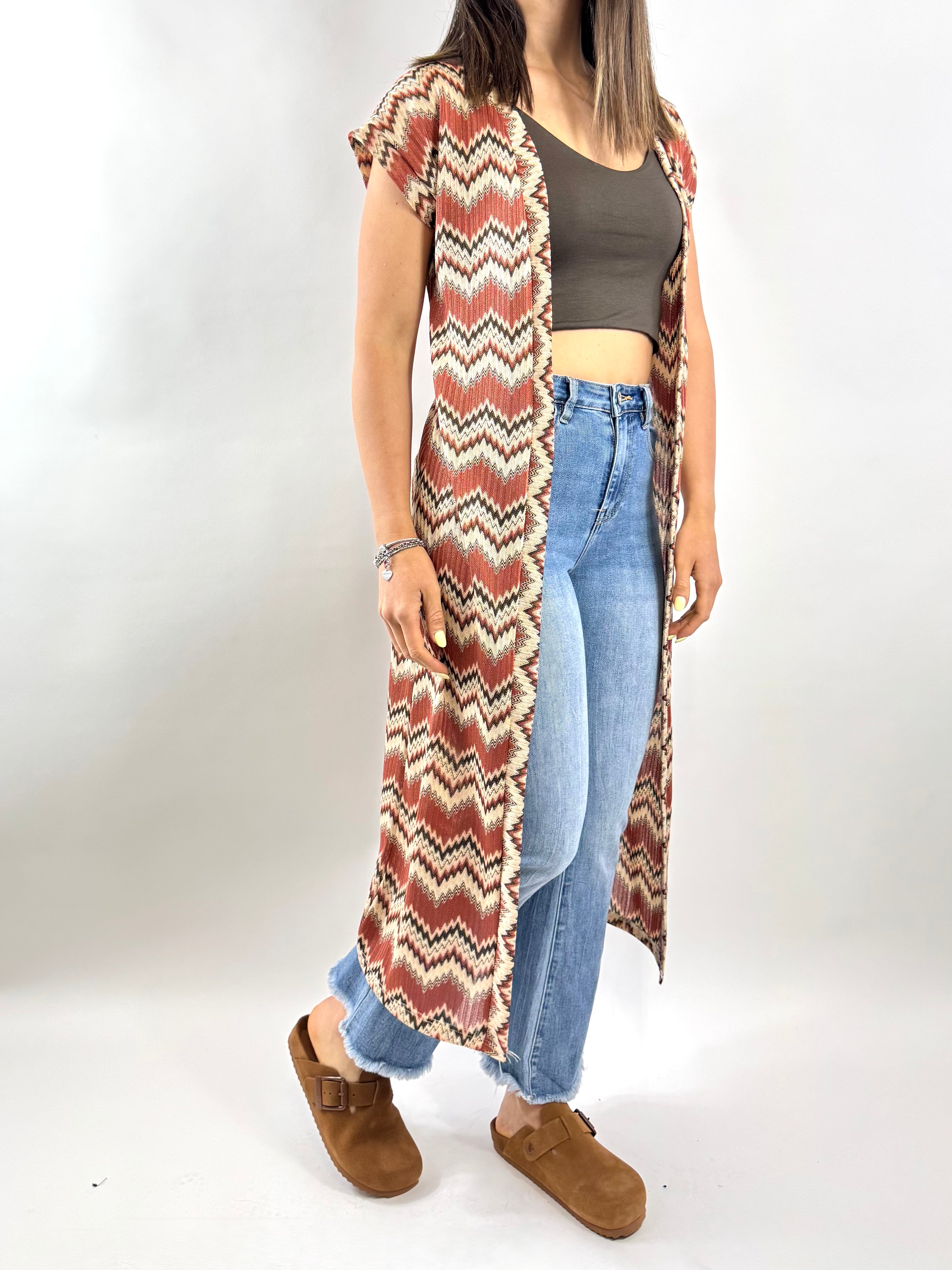 SUSYMIX GILET LUNGO FANTASIA MISSONI