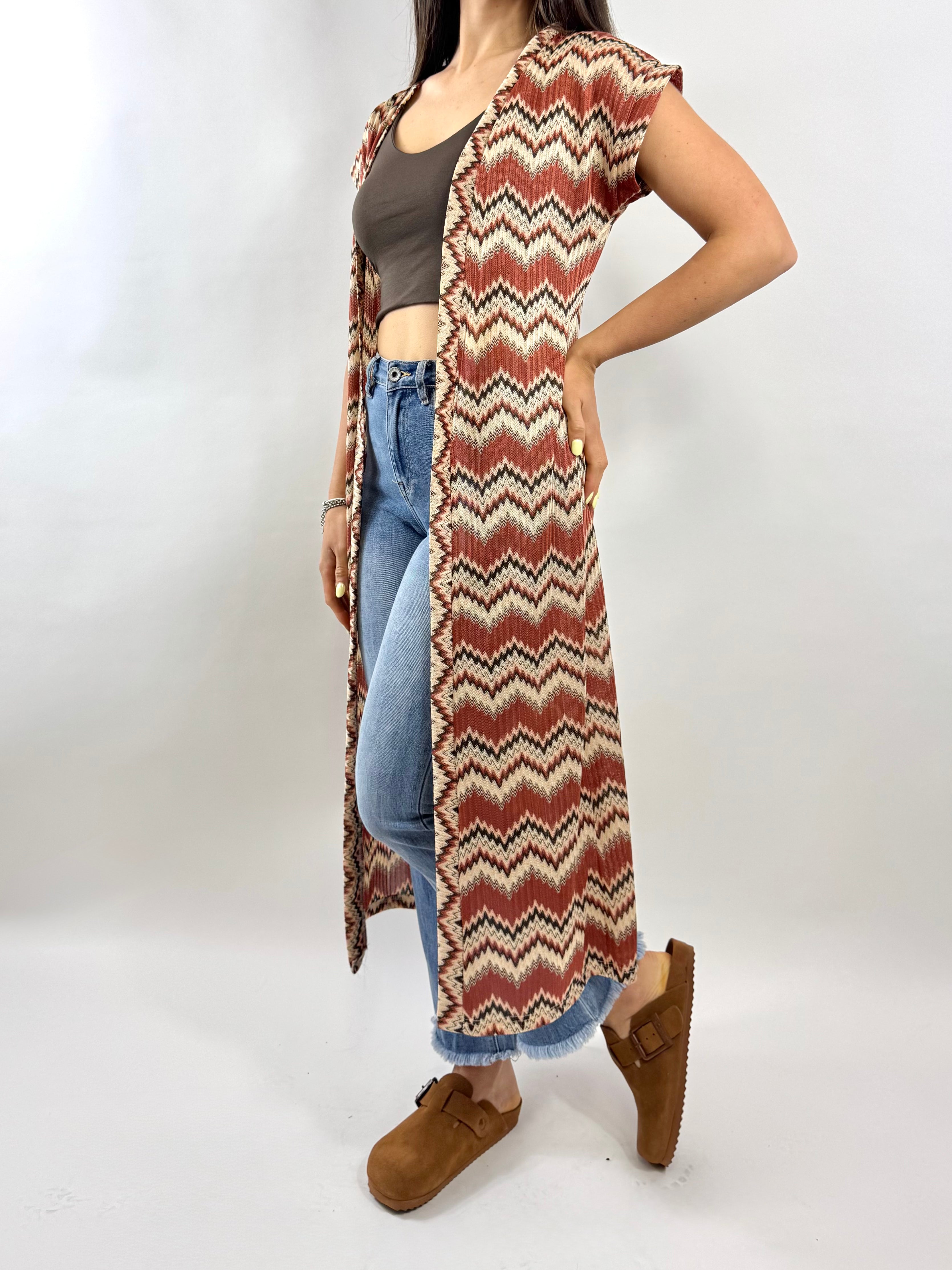 SUSYMIX GILET LUNGO FANTASIA MISSONI