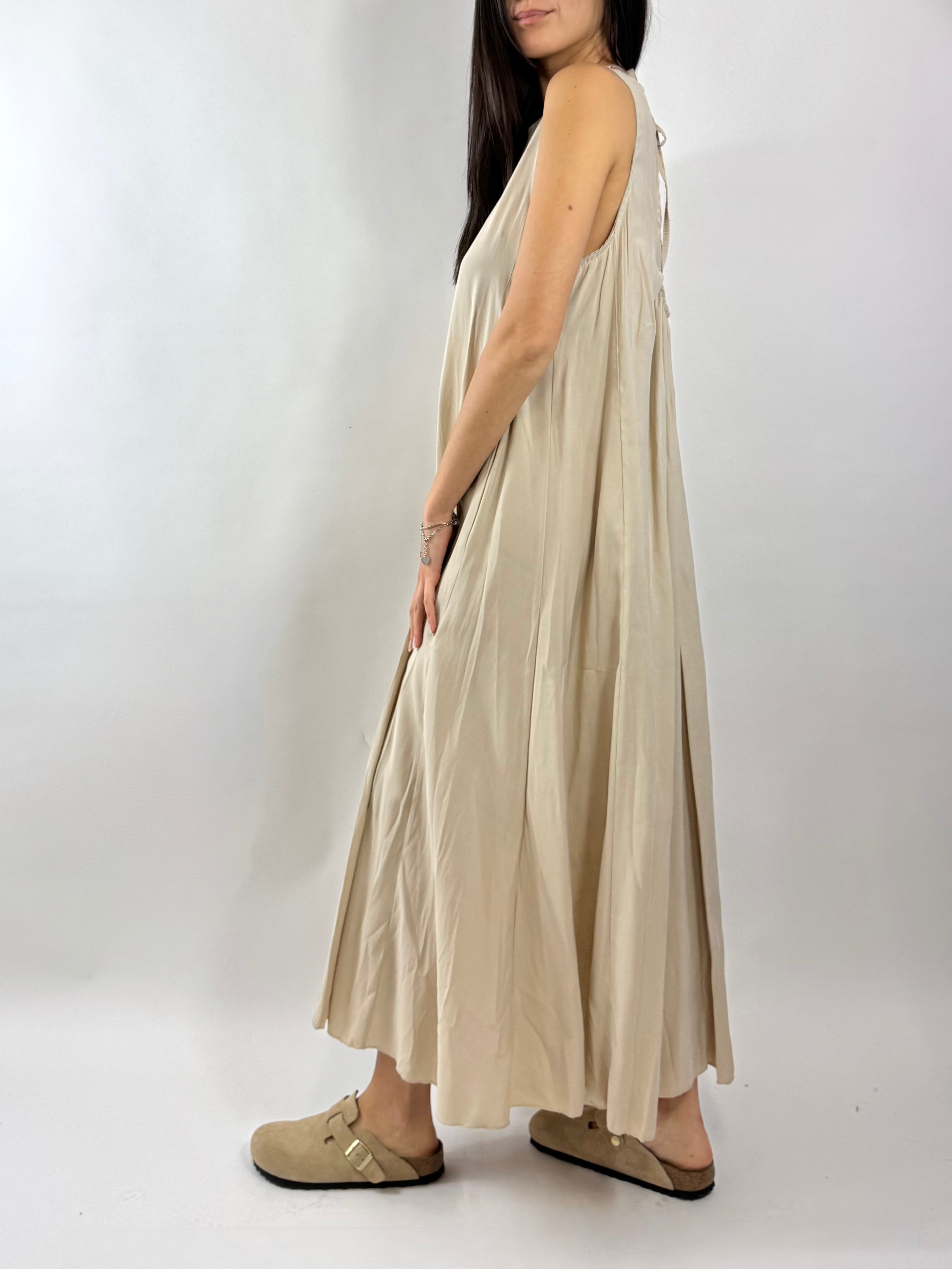 CECILE ABITO LUNGO BEIGE