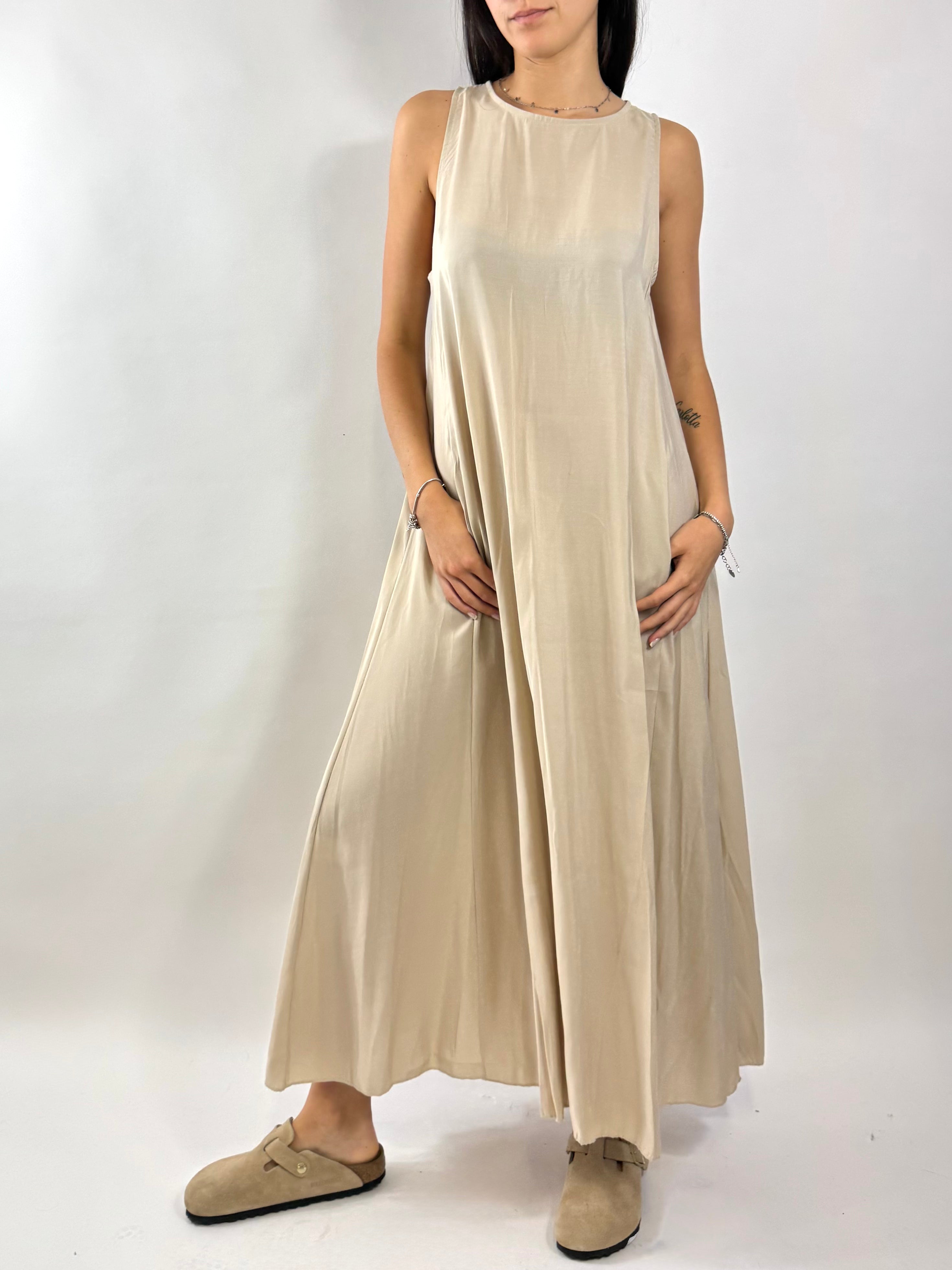 CECILE ABITO LUNGO BEIGE