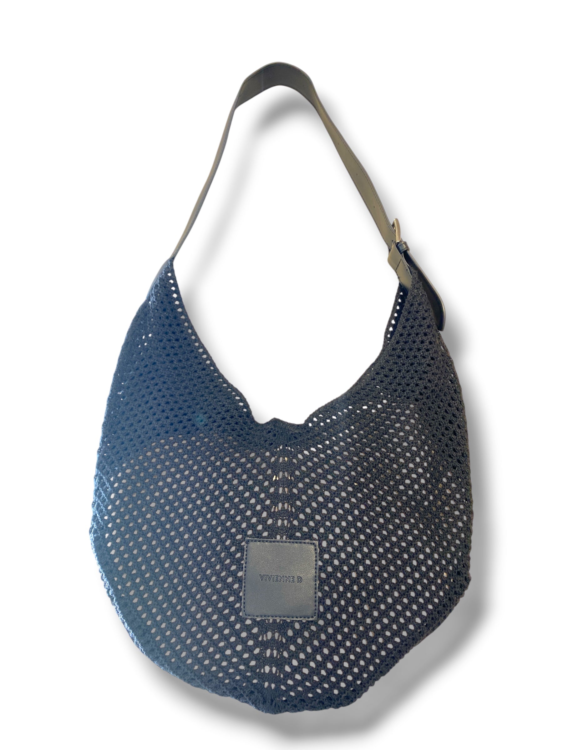 VIVIENNE D BORSA TRICOT NERO