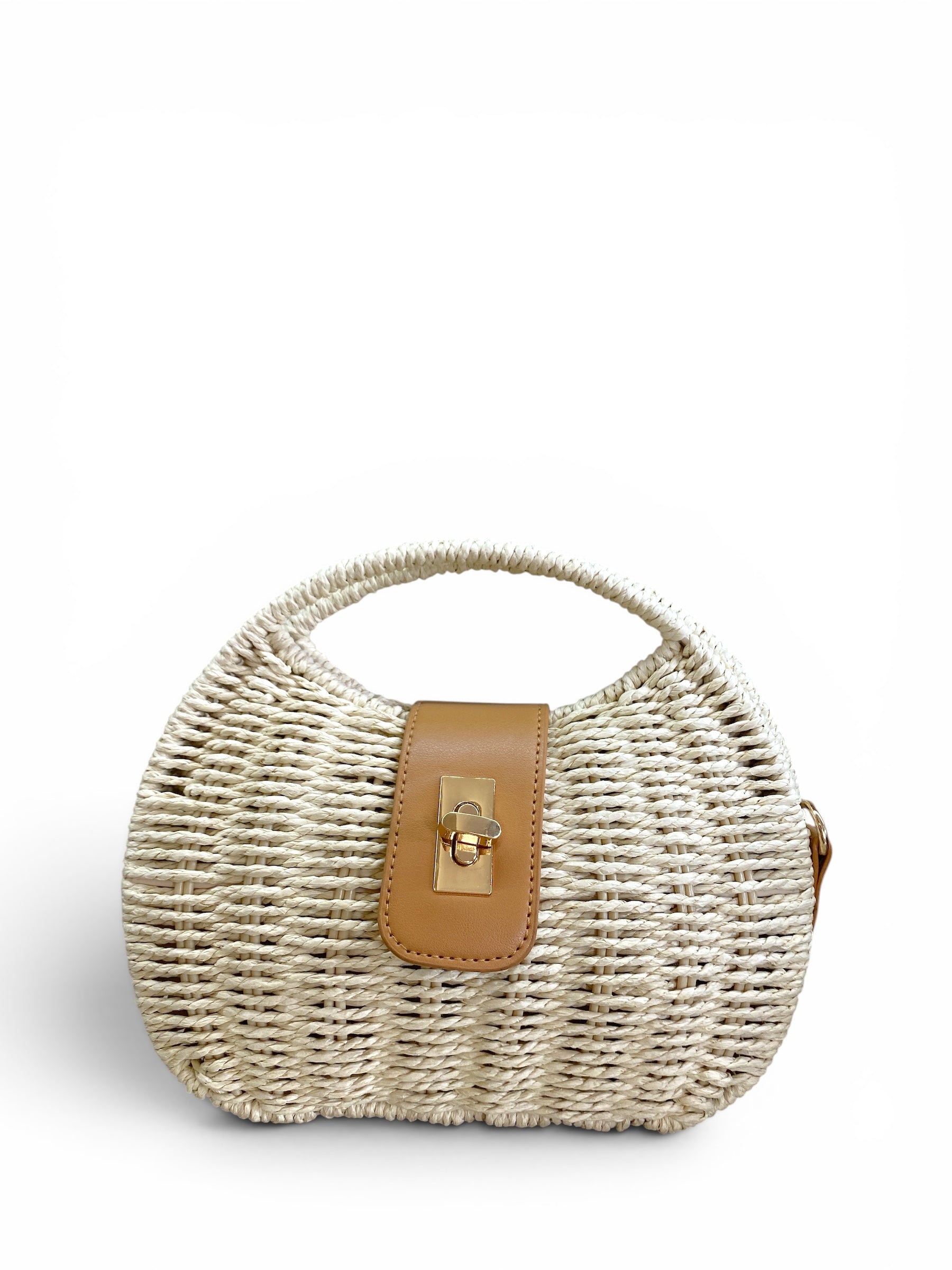 SUSY MIX  BORSETTA RAFIA BEIGE