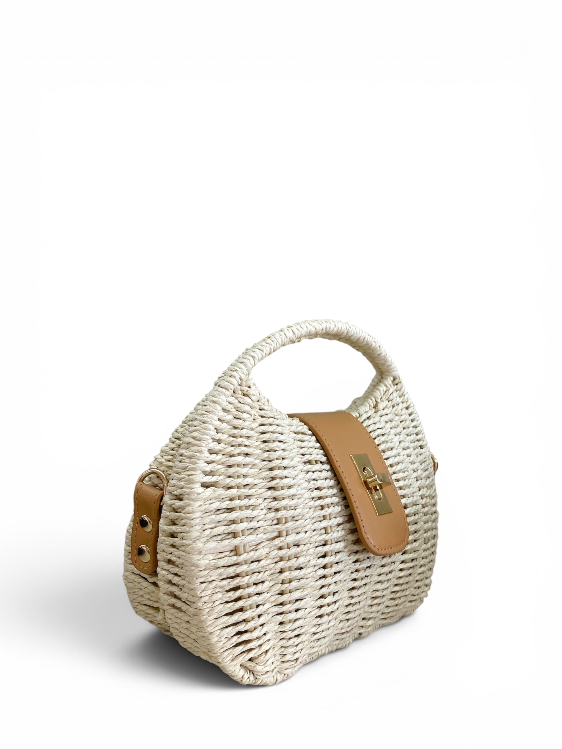 SUSY MIX  BORSETTA RAFIA BEIGE