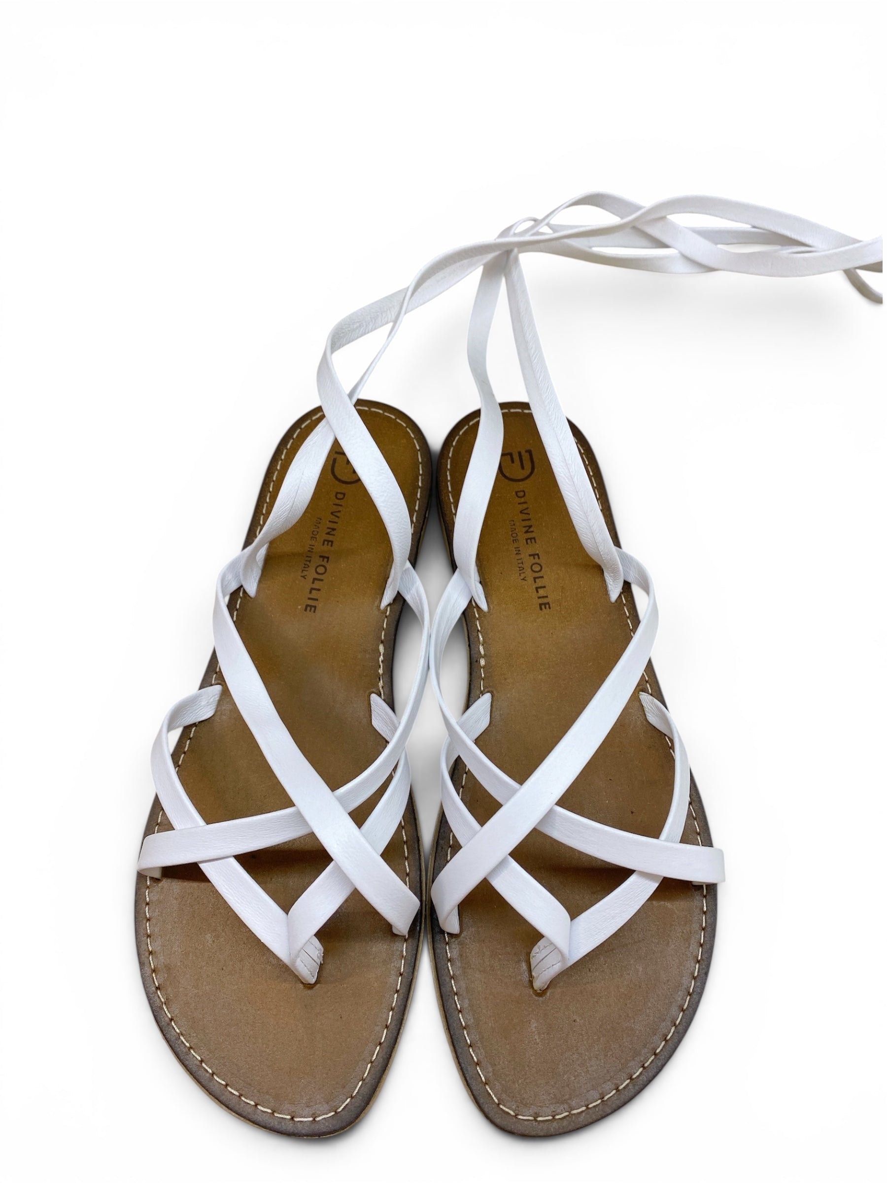 DIVINE FOLLIE SANDALO SCHIAVA BIANCO