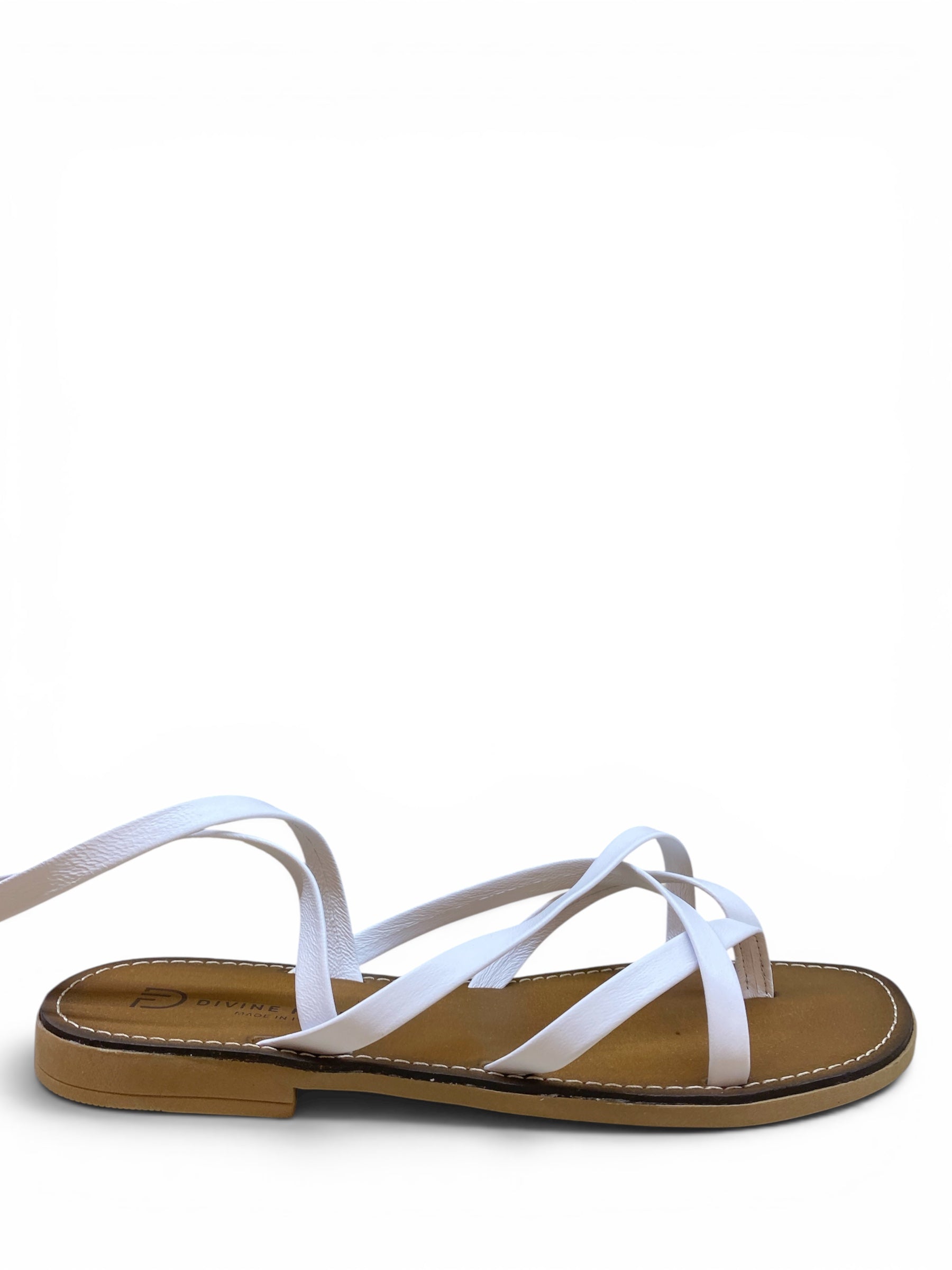 DIVINE FOLLIE SANDALO SCHIAVA BIANCO
