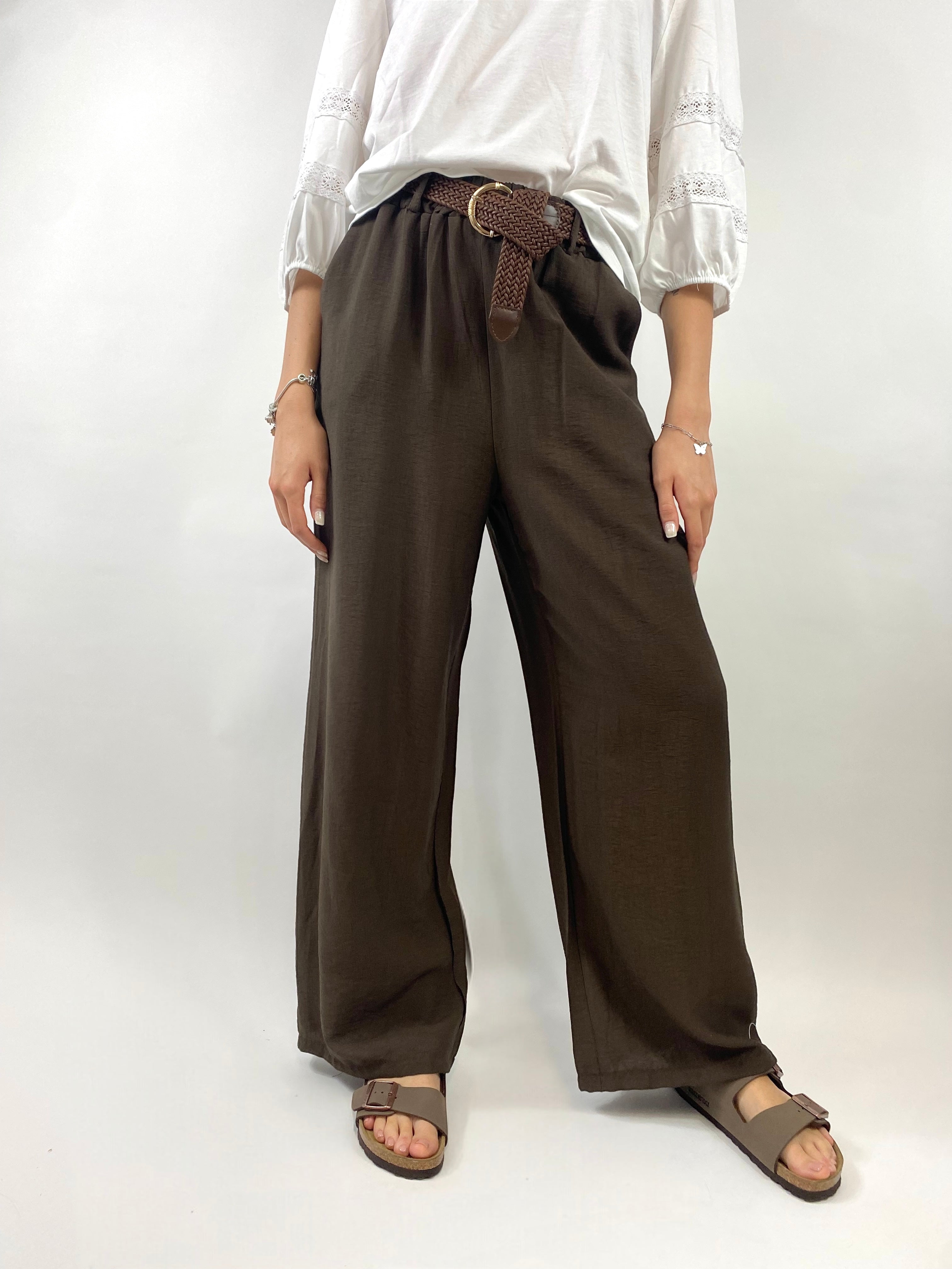 CECILE PANTALONE AMPIO MORO