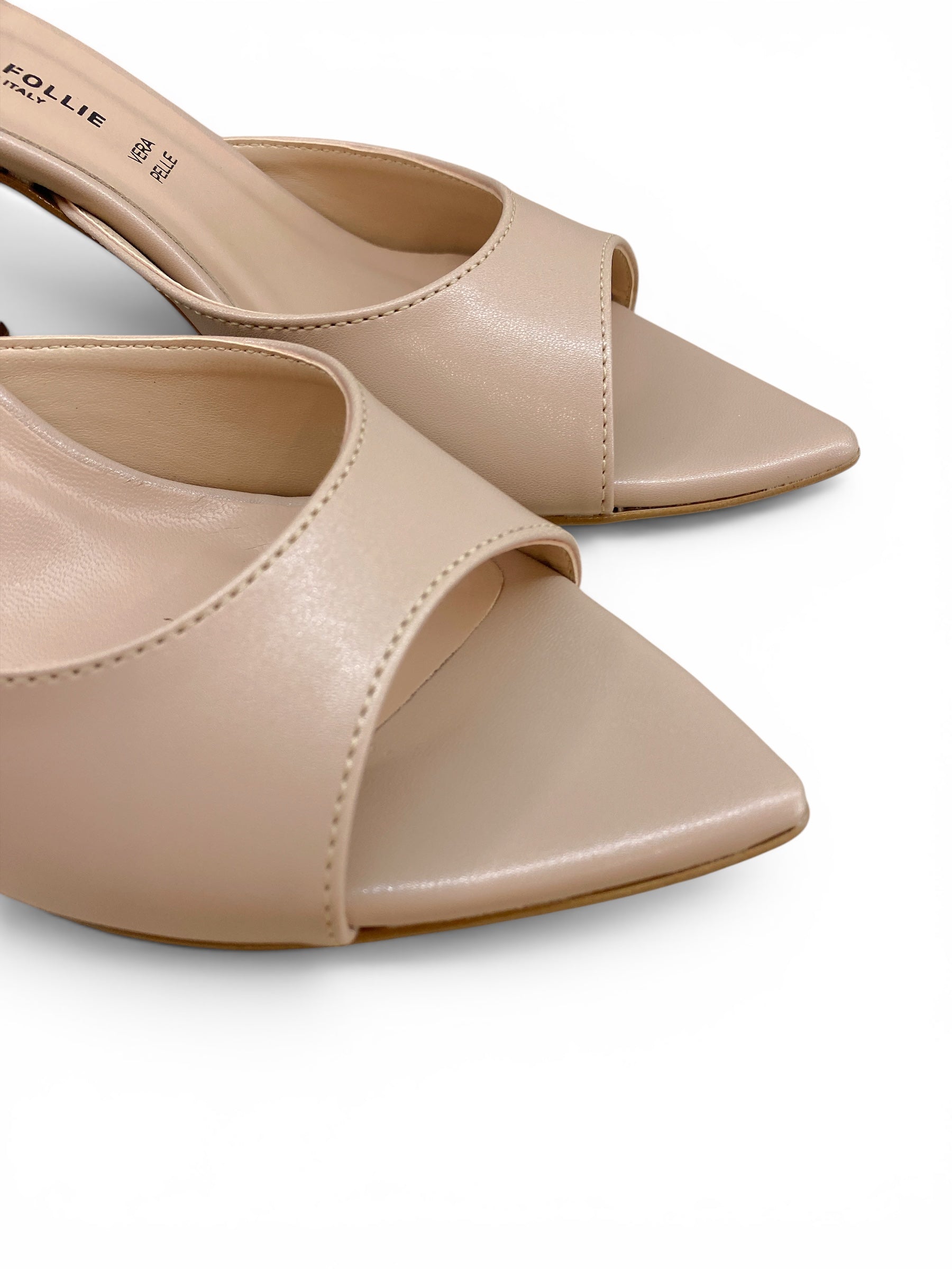 DIVINE FOLLIE CIABATTINA TACCO NUDE