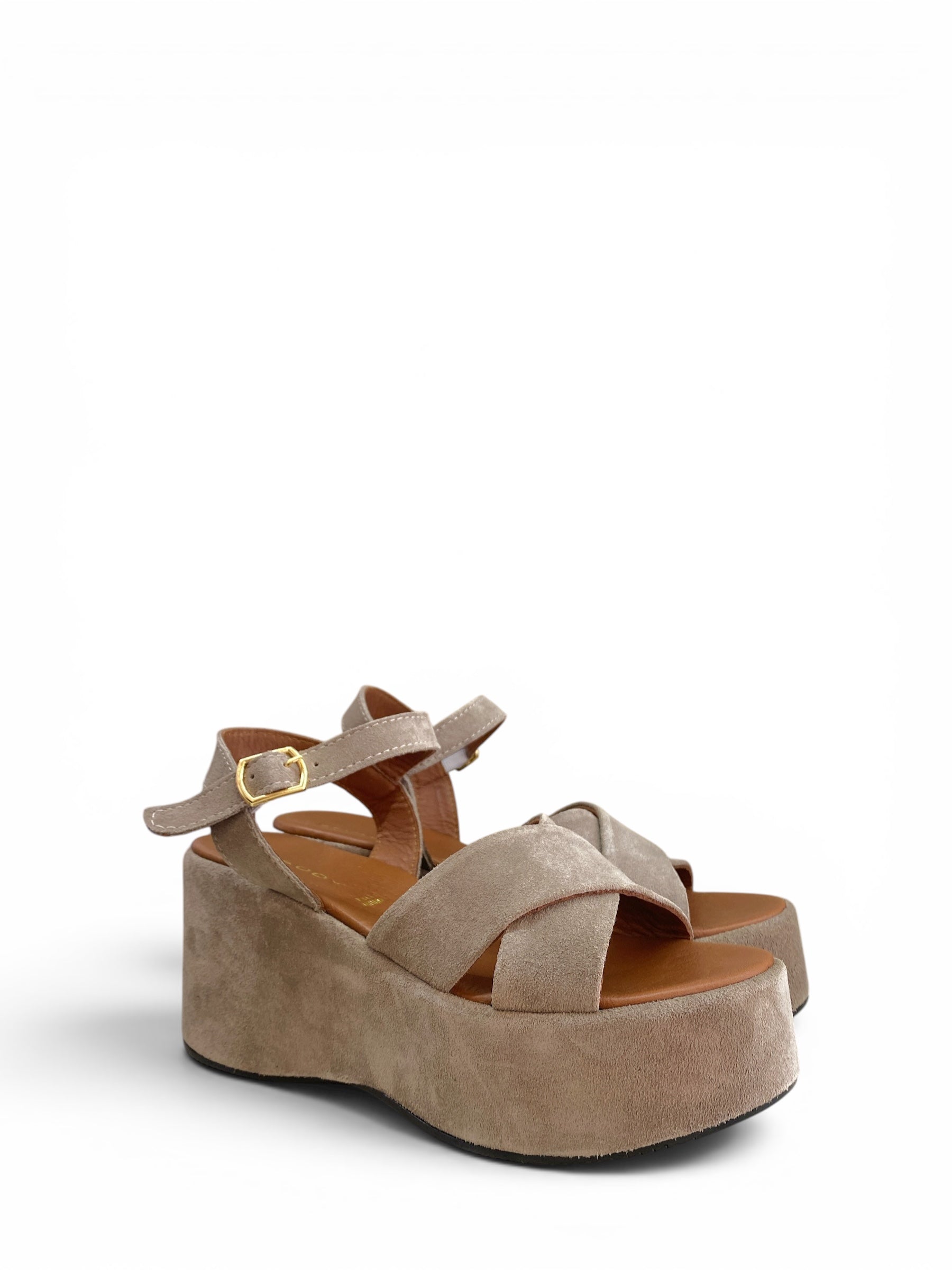 SHADDY SANDALO SUEDE VISONE