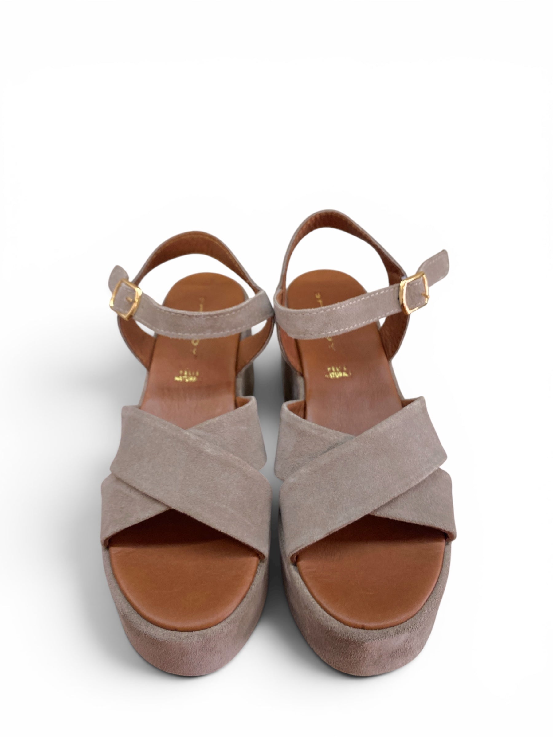 SHADDY SANDALO SUEDE VISONE