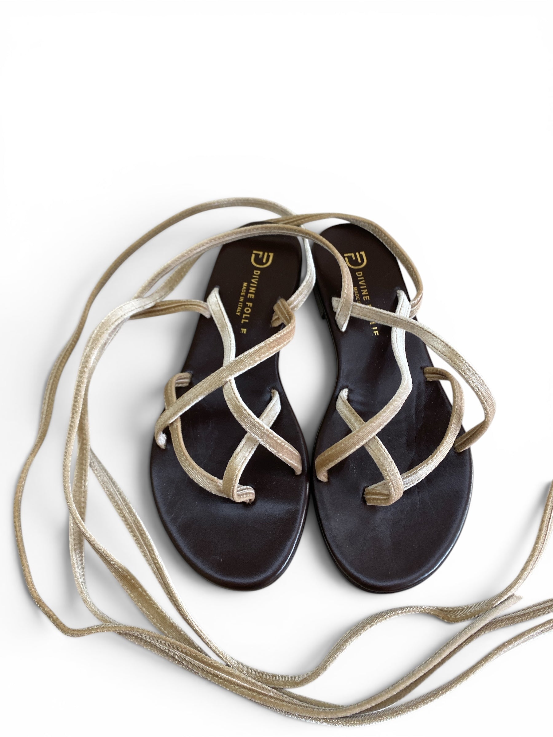 DIVINE FOLLIE SANDALI SCHIAVA BEIGE