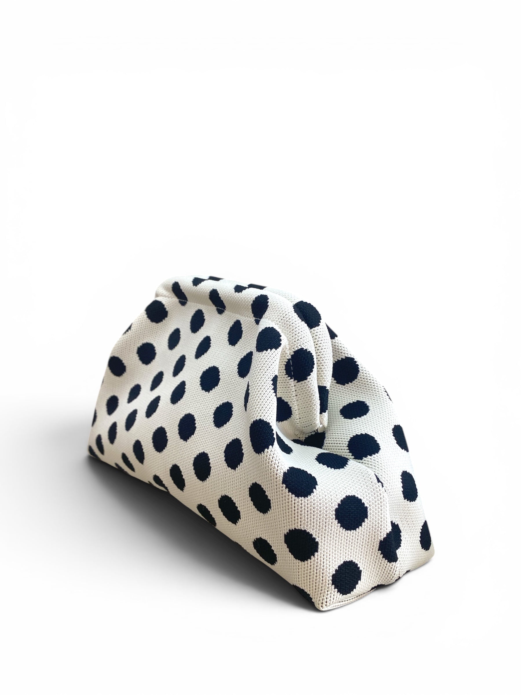 STICKY BESTIE POCHETTE POIS BIANCA