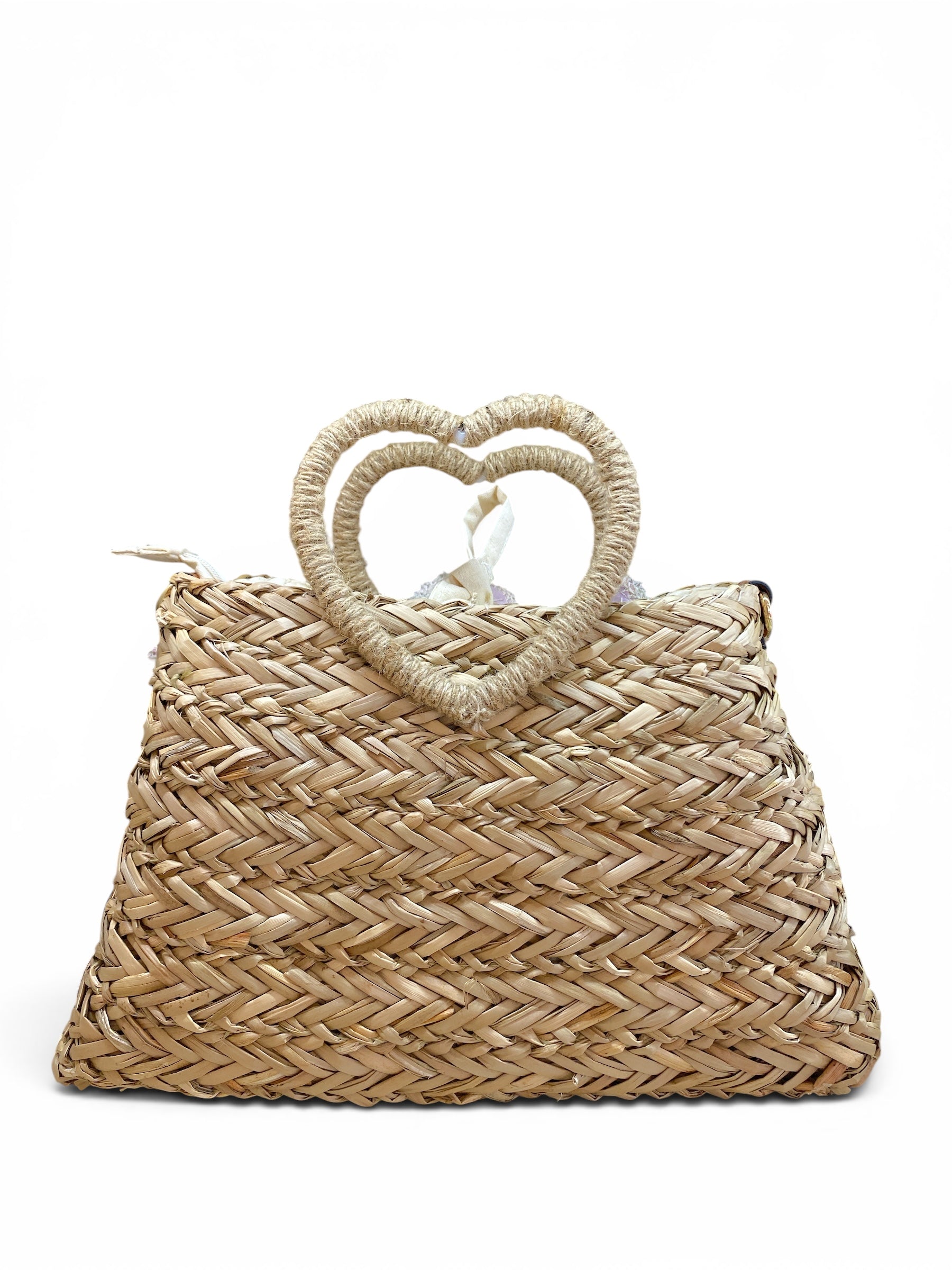 SUSY MIX BORSA PAGLIA CON FIORI