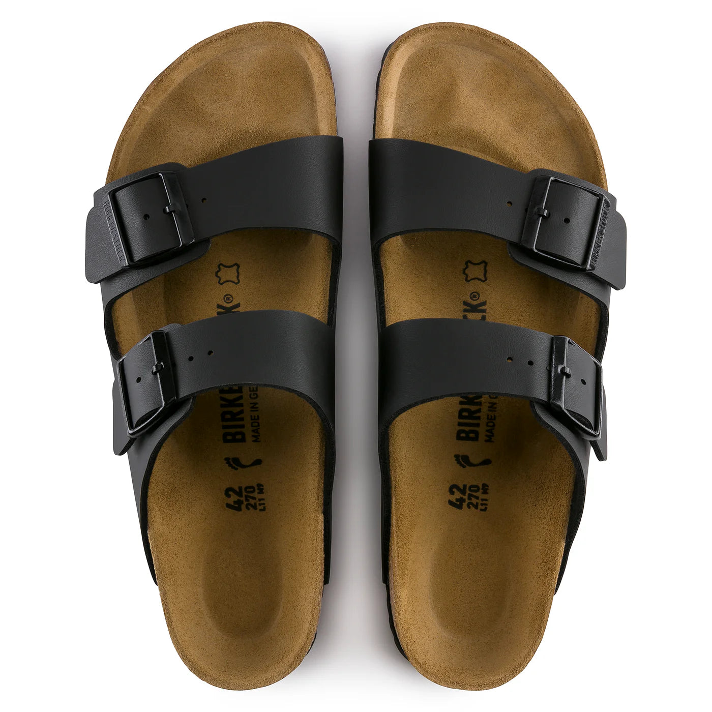 BIRKENSTOCK ARIZONA BLACK UOMO