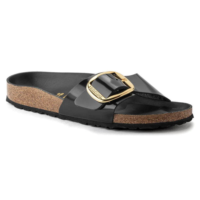 BIRKENSTOCK MADRID BIG BUCKLE HIGH SHINE BLACK