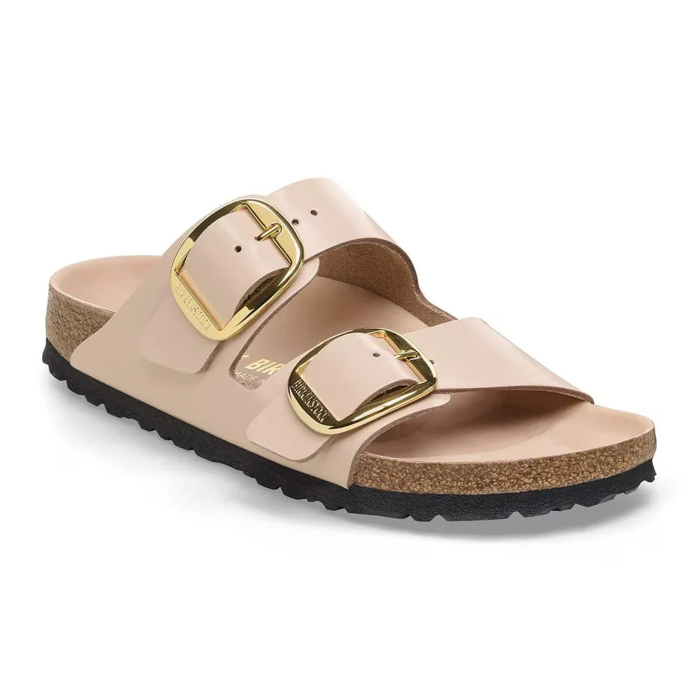 BIRKENSTOCK ARIZONA HIGH SHINE NEW BEIGE