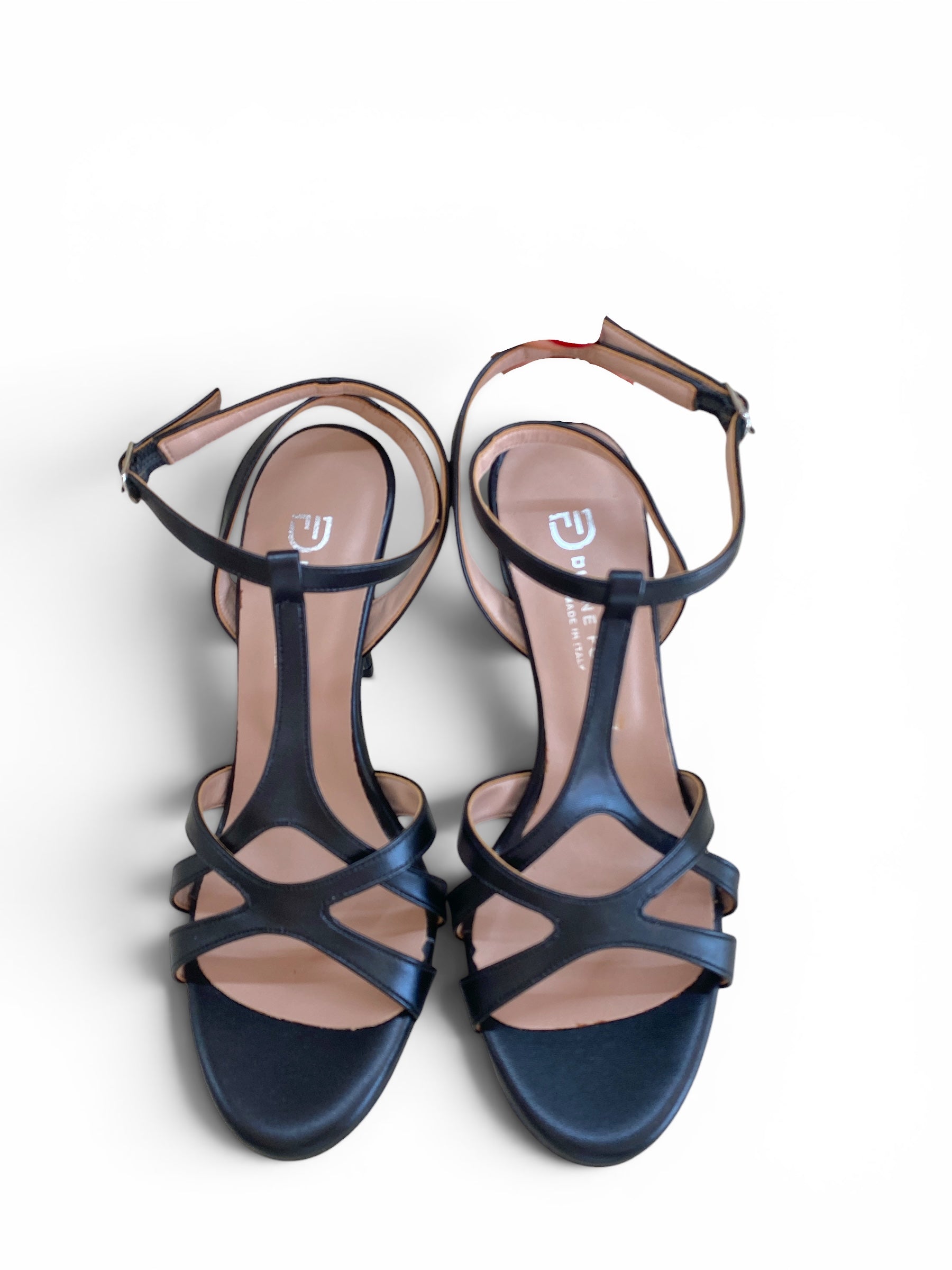 DIVINE FOLLIE SANDALO TACCO ALTO NERO