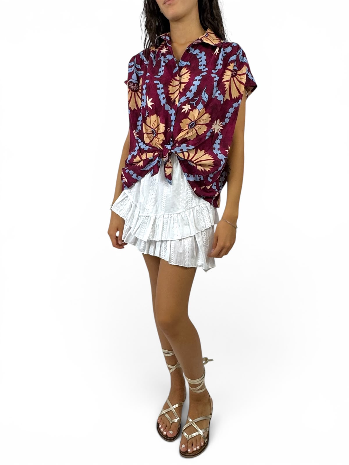 SUSY MIX CAMICIA BORDEAUX