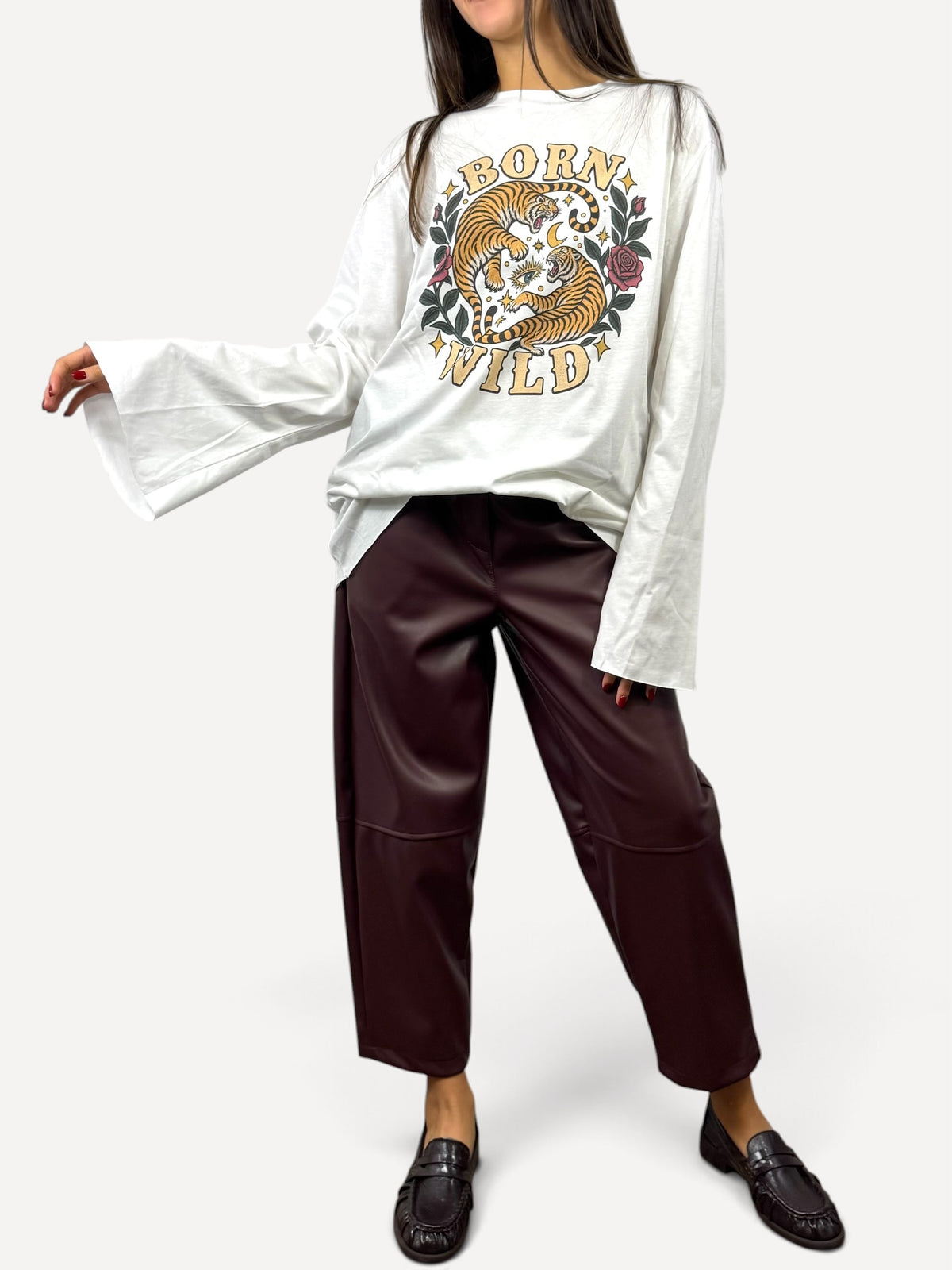 CECILE MAGLIA “BORN WILD” MANICA AMPIA