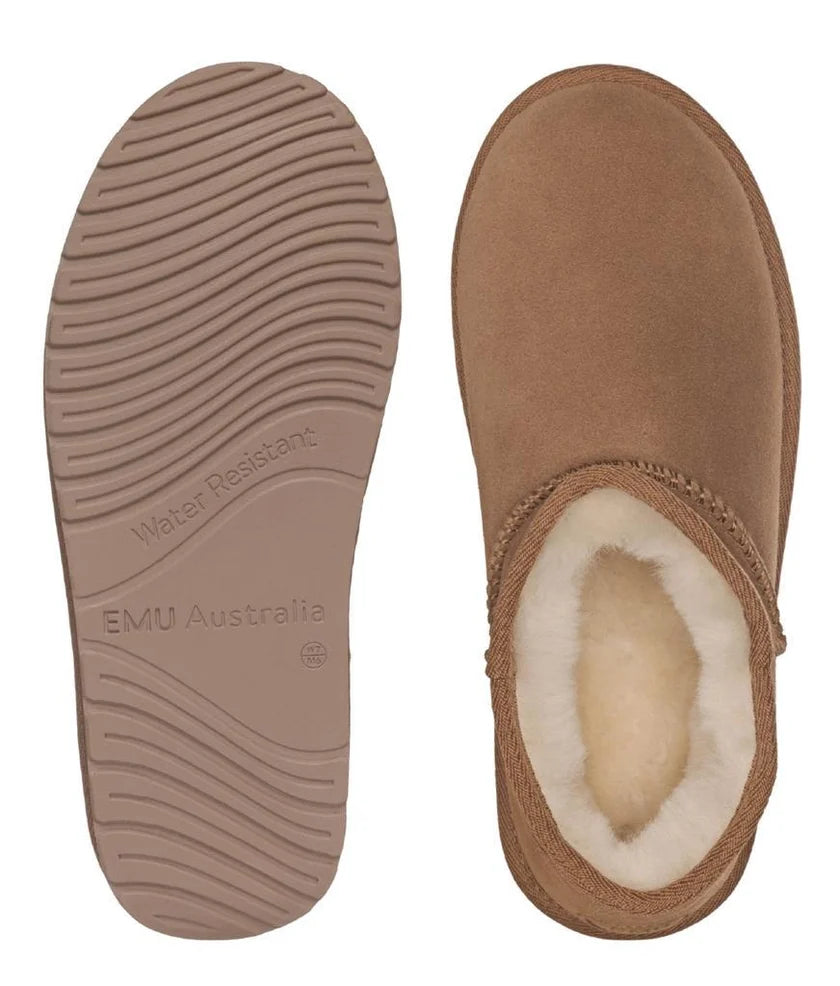 EMU AUSTRALIA STIVALETTI MINI STINGER COMPACT CHESTNUT