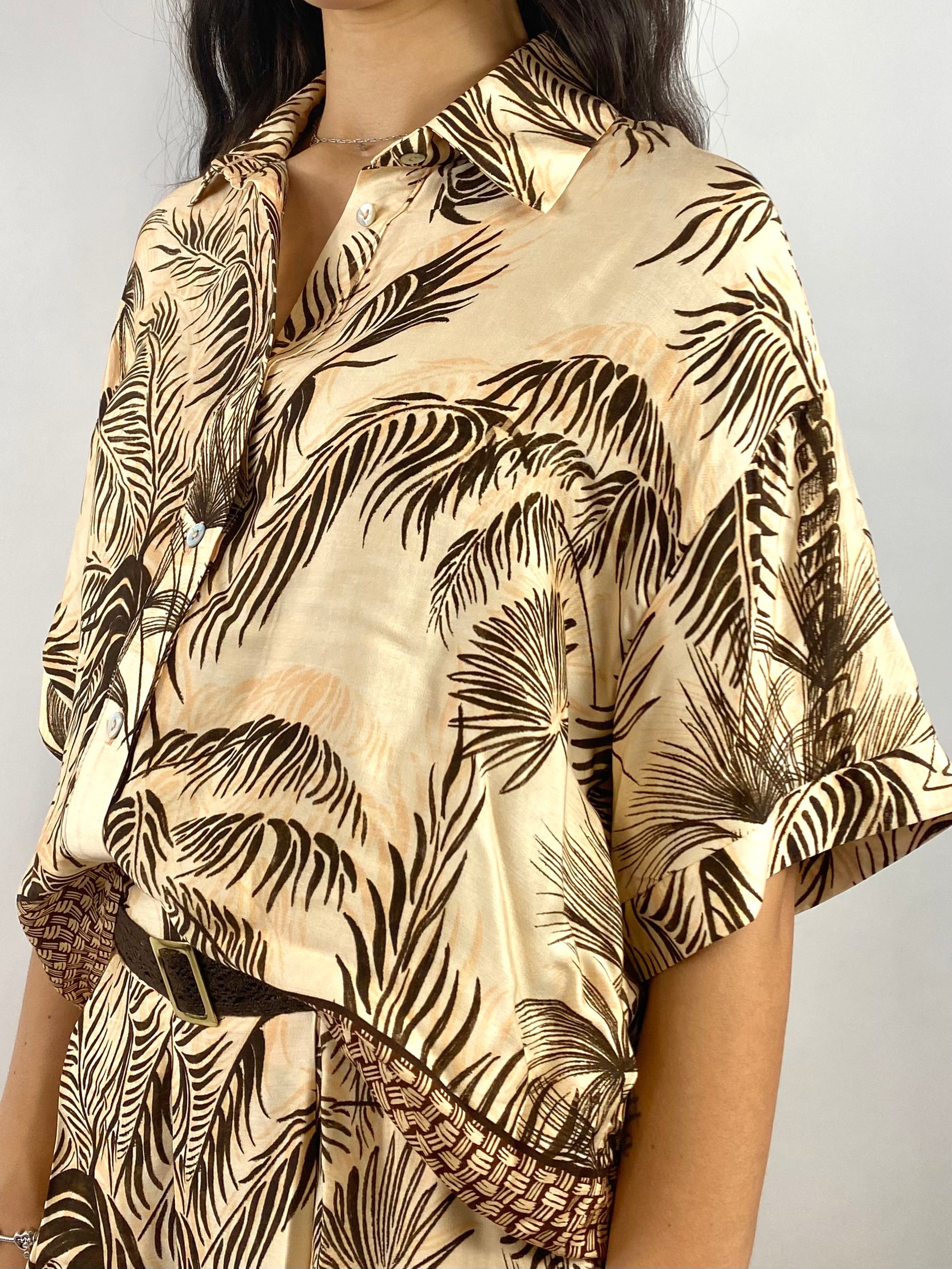 SUSY MIX CAMICIA FANTASIA MORO