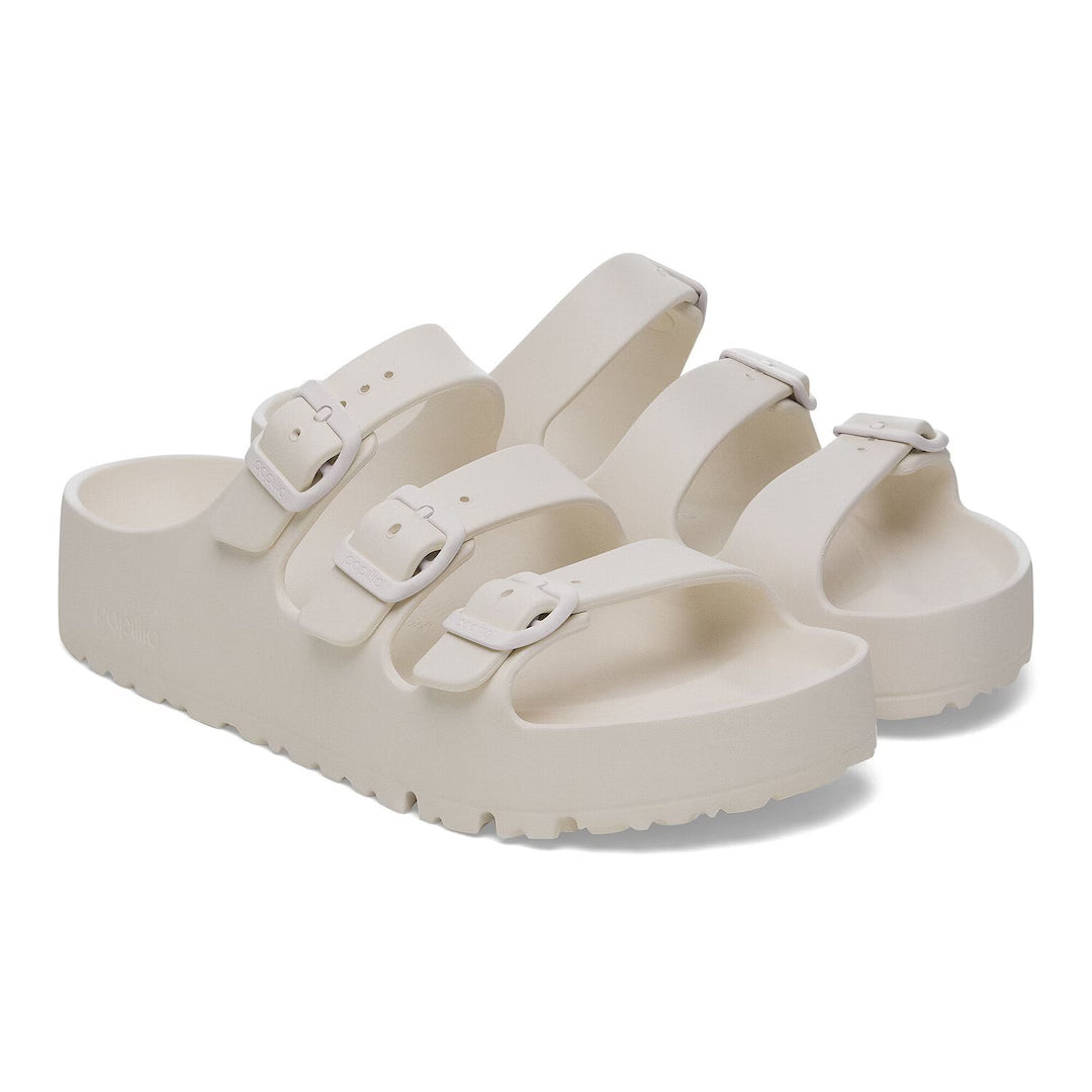 Birkenstock Ciabatta donna platform florida eggshell