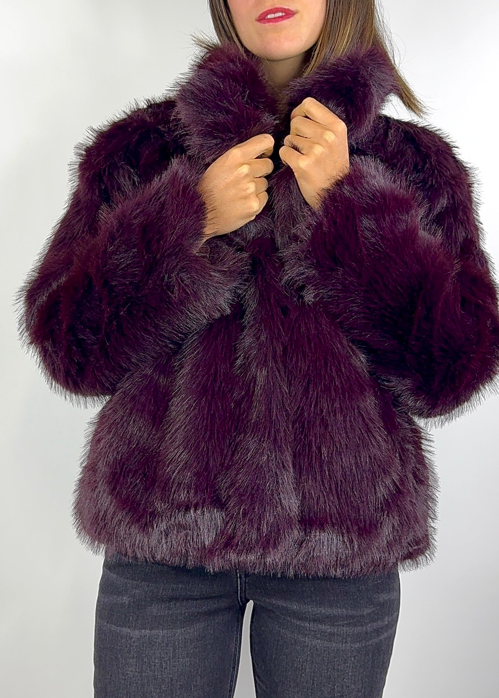 SUSY MIX ECO-PELLICCIA BORDEAUX