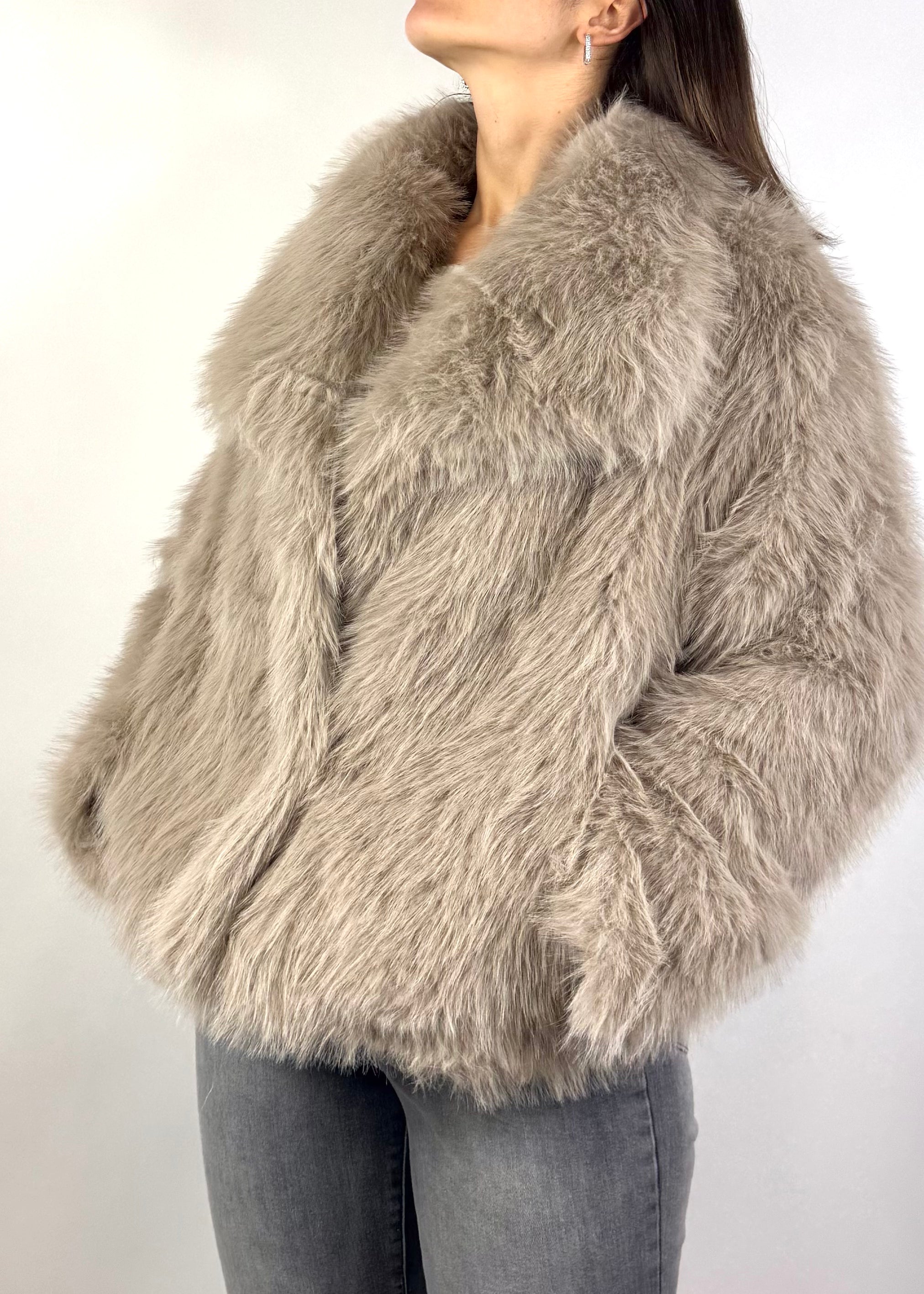 SUSYMIX ECO-PELLICCIA TORTORA