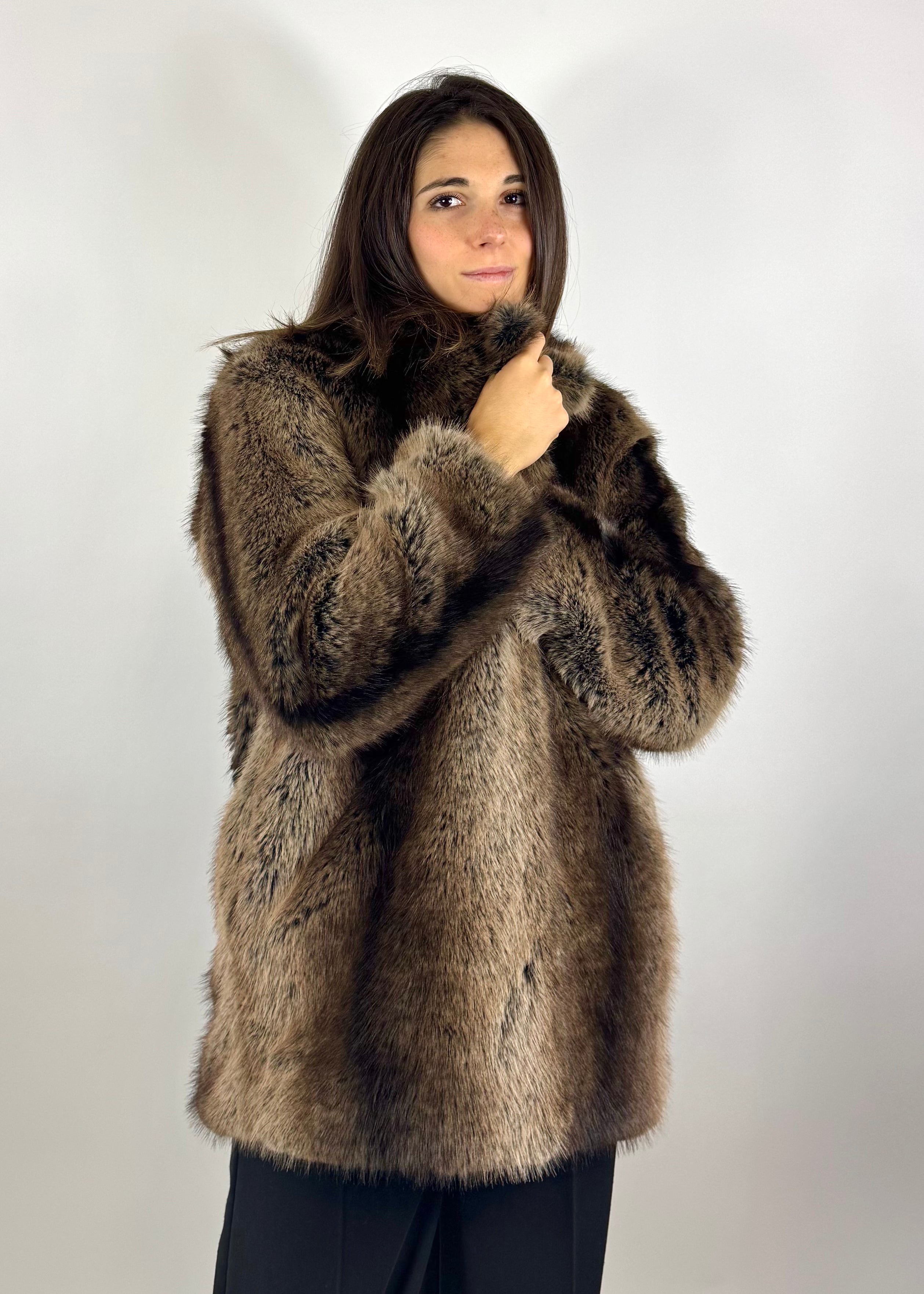 CECILE ECO PELLICCIA CASTORO