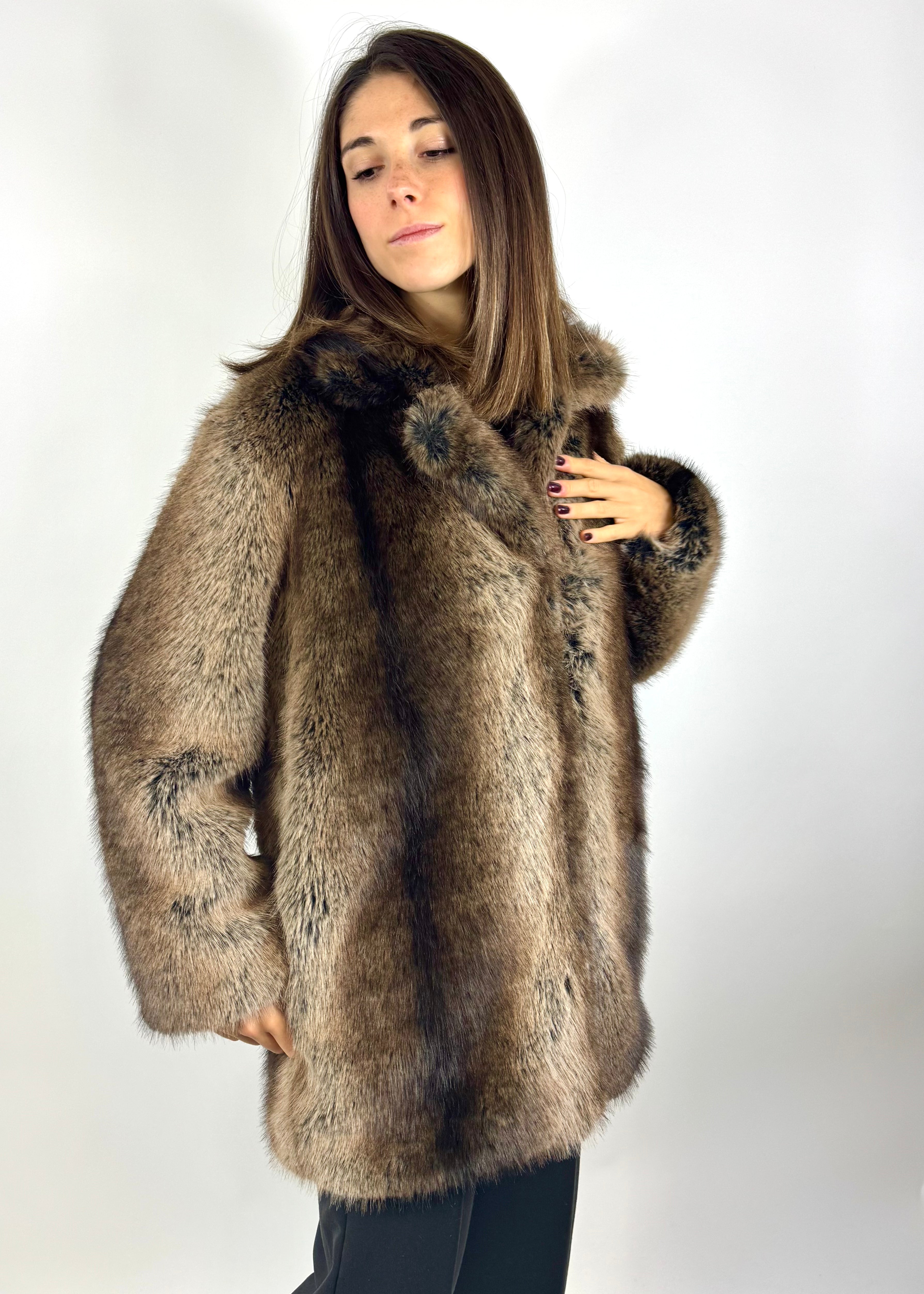 CECILE ECO PELLICCIA CASTORO