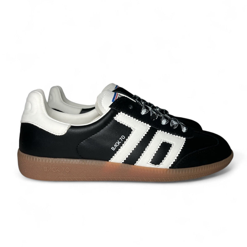 Back 70 Sneakers donna in pelle e suede nero