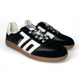 Back 70 Sneakers donna in pelle e suede nero