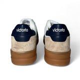 Victoria Sneaker uomo in ecopelle bianca blu