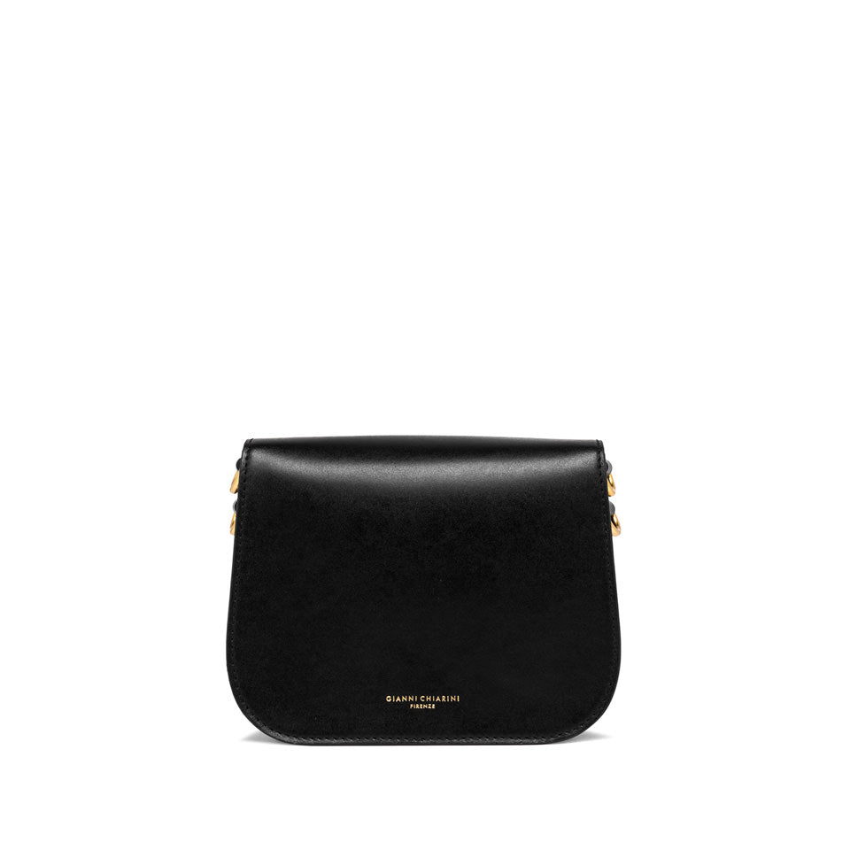 Gianni Chiarini Borsa a tracolla realizzata in pelle liscia nero