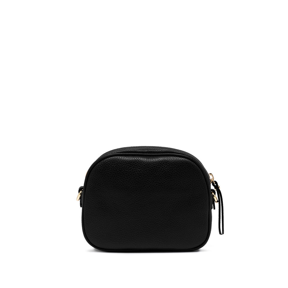 Gianni Chiarini Borsa a tracolla in pelle martellata nera