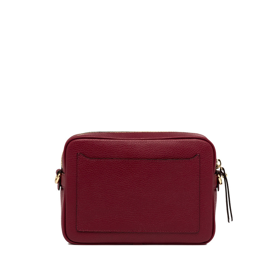 Gianni Chiarini Borsa a tracolla in pelle martellata bordeaux