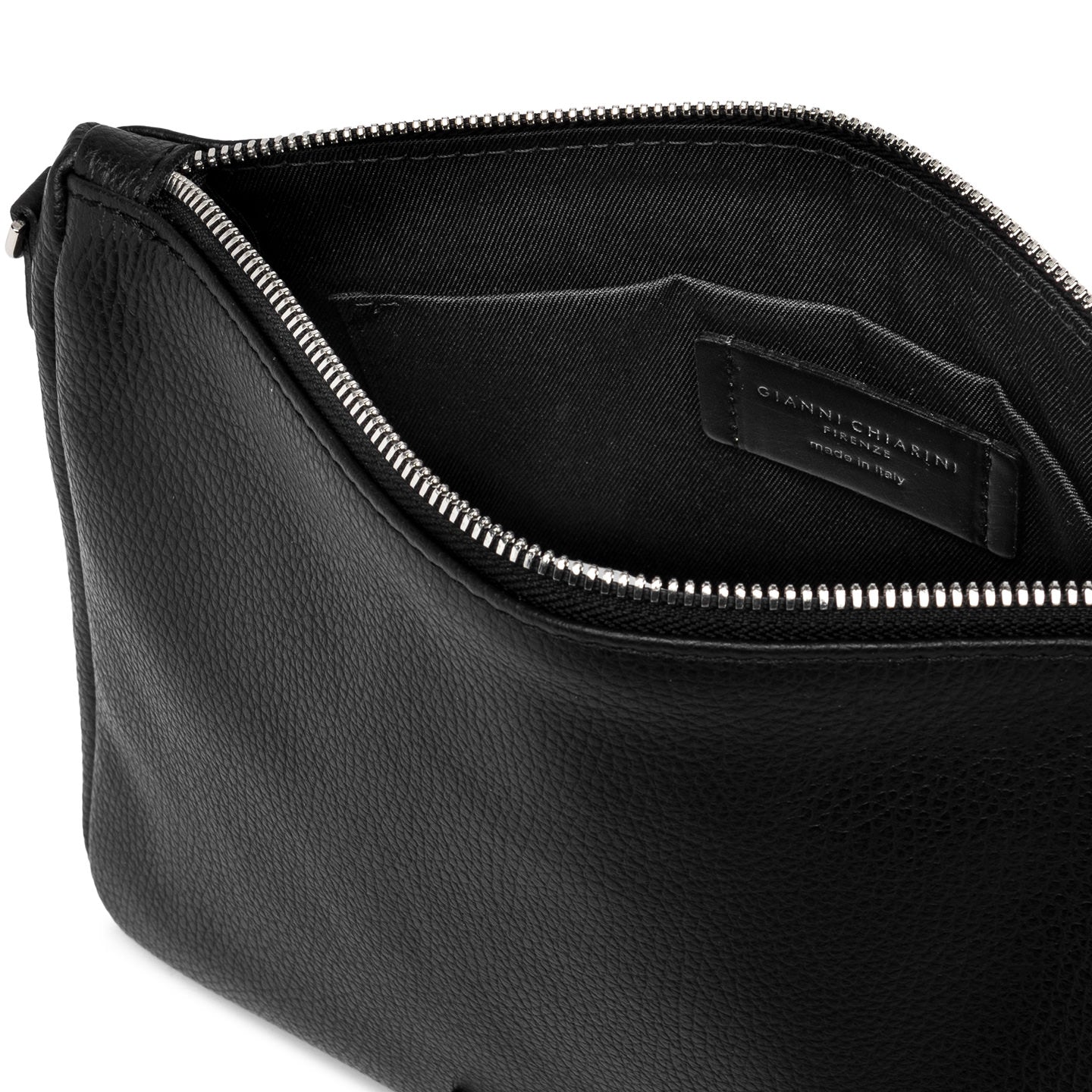 Gianni Chiarini Pochette in pelle nora pouch nero