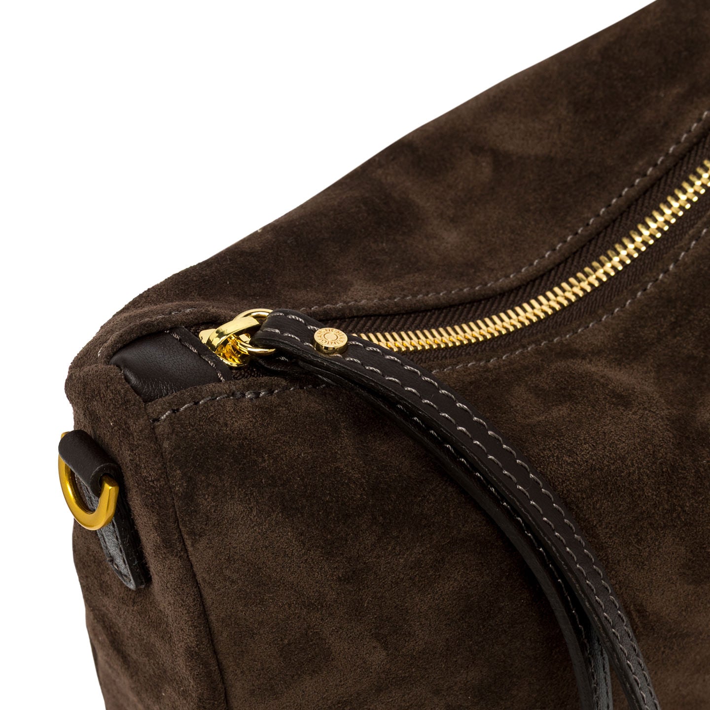 Gianni Chiarini pochette in pelle scamosciata nora pouch moka
