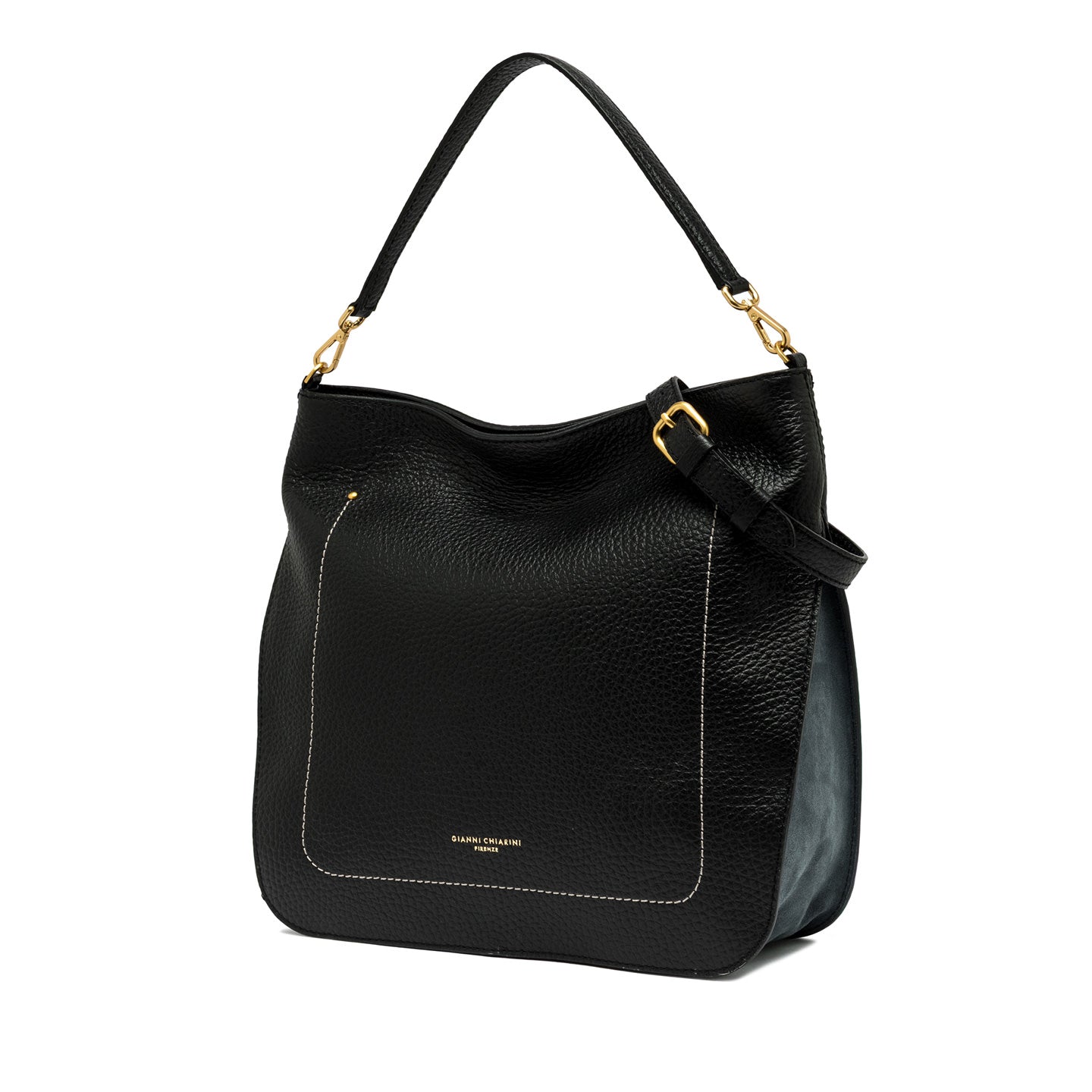 Gianni Chiarini Borsa a spalla in pelle olga nero