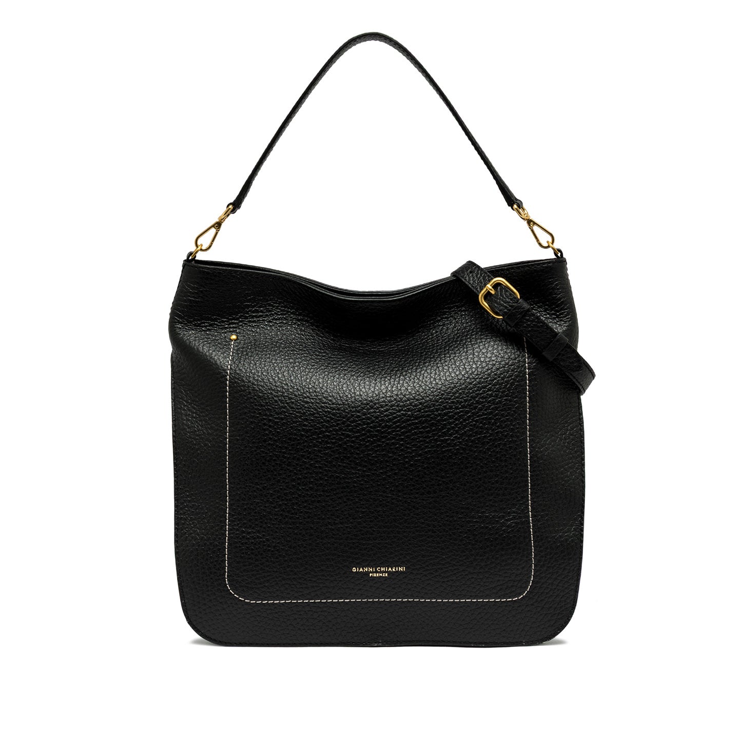 Gianni Chiarini Borsa a spalla in pelle olga nero