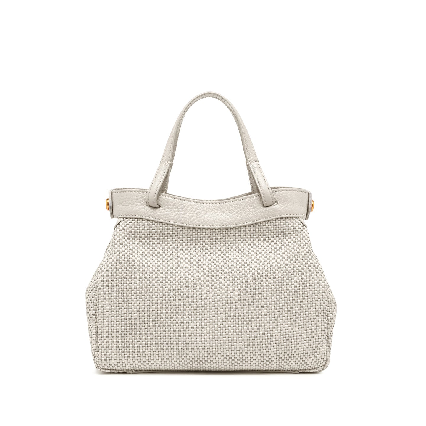Gianni Chiarini borsa donna a mano in tessuto di paglia intrecciata color sabbia