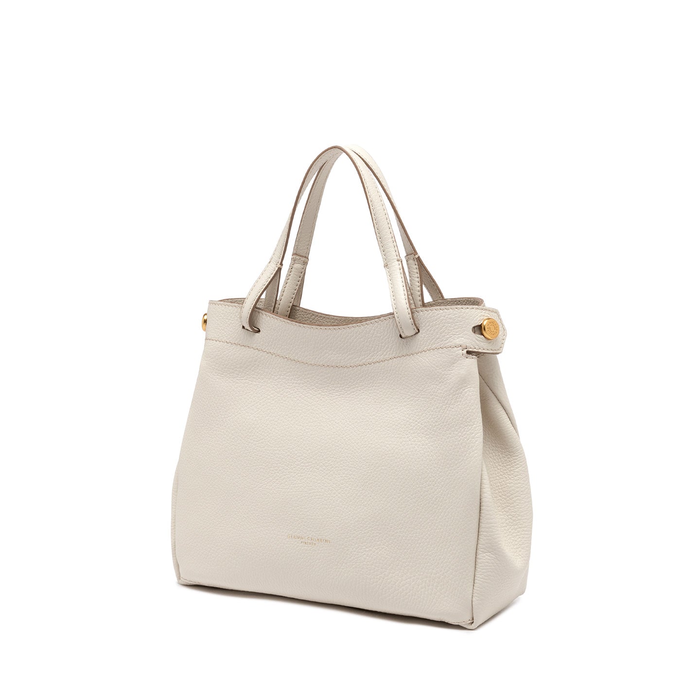 Gianni Chiarini borsa donna a mano in pelle color marmo