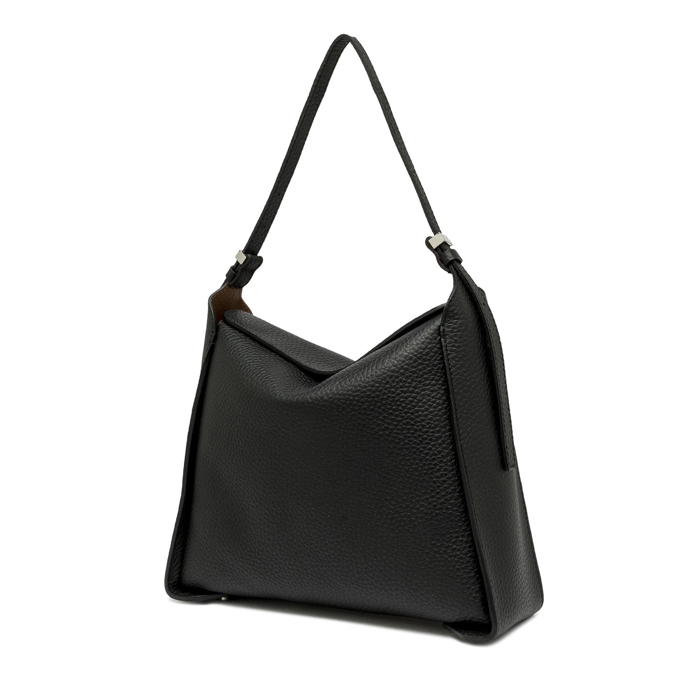 Gianni Chiarini Borsa a spalla di pelle penelope nero-castoro