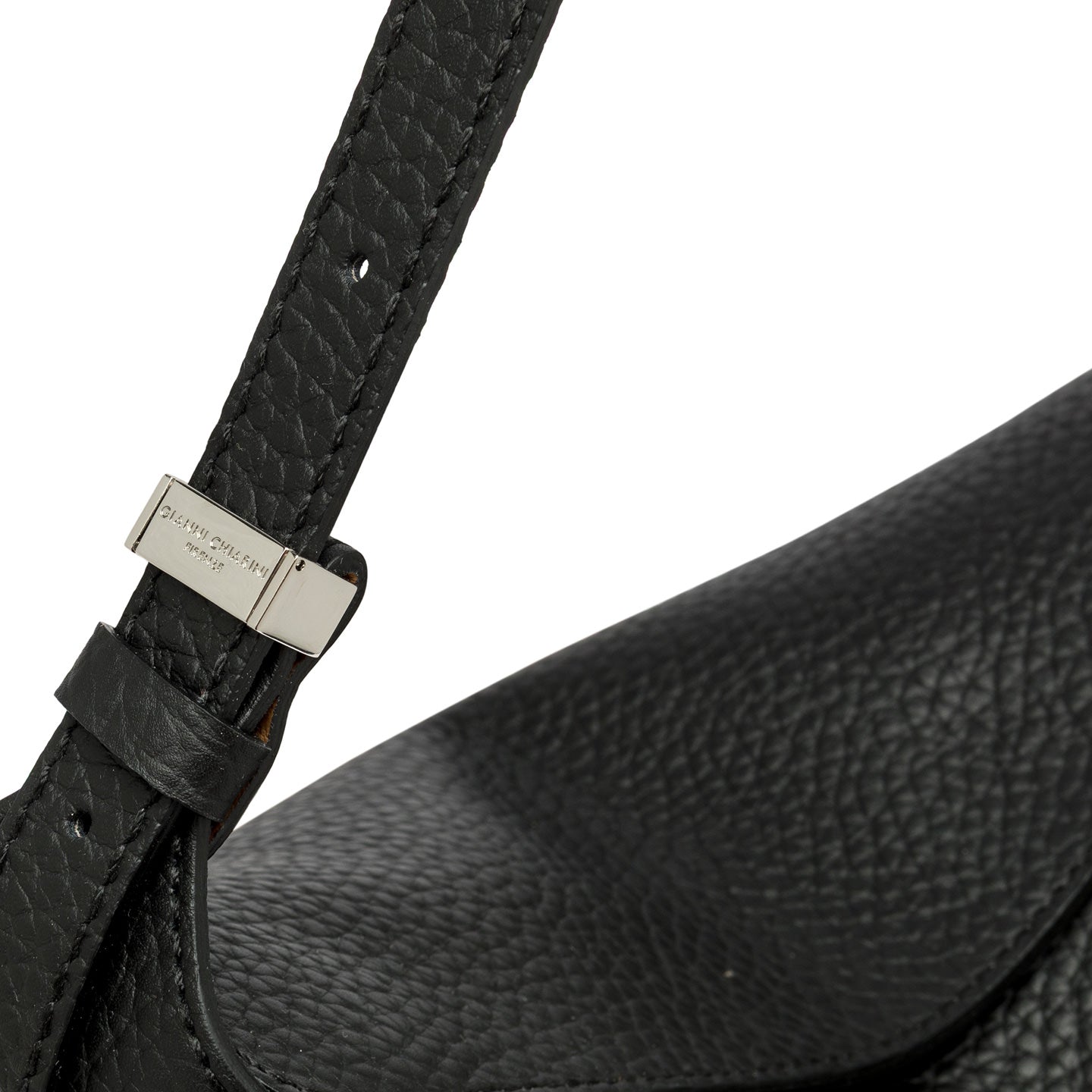 Gianni Chiarini Borsa a spalla di pelle penelope nero-castoro
