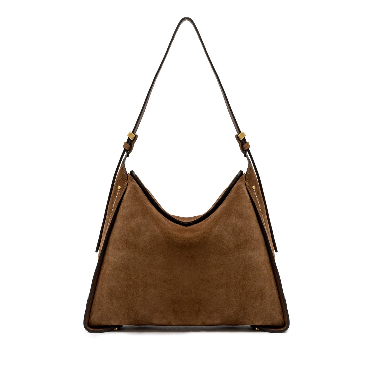 Gianni Chiarini Borsa a spalla di pelle scamosciata penelope cognac