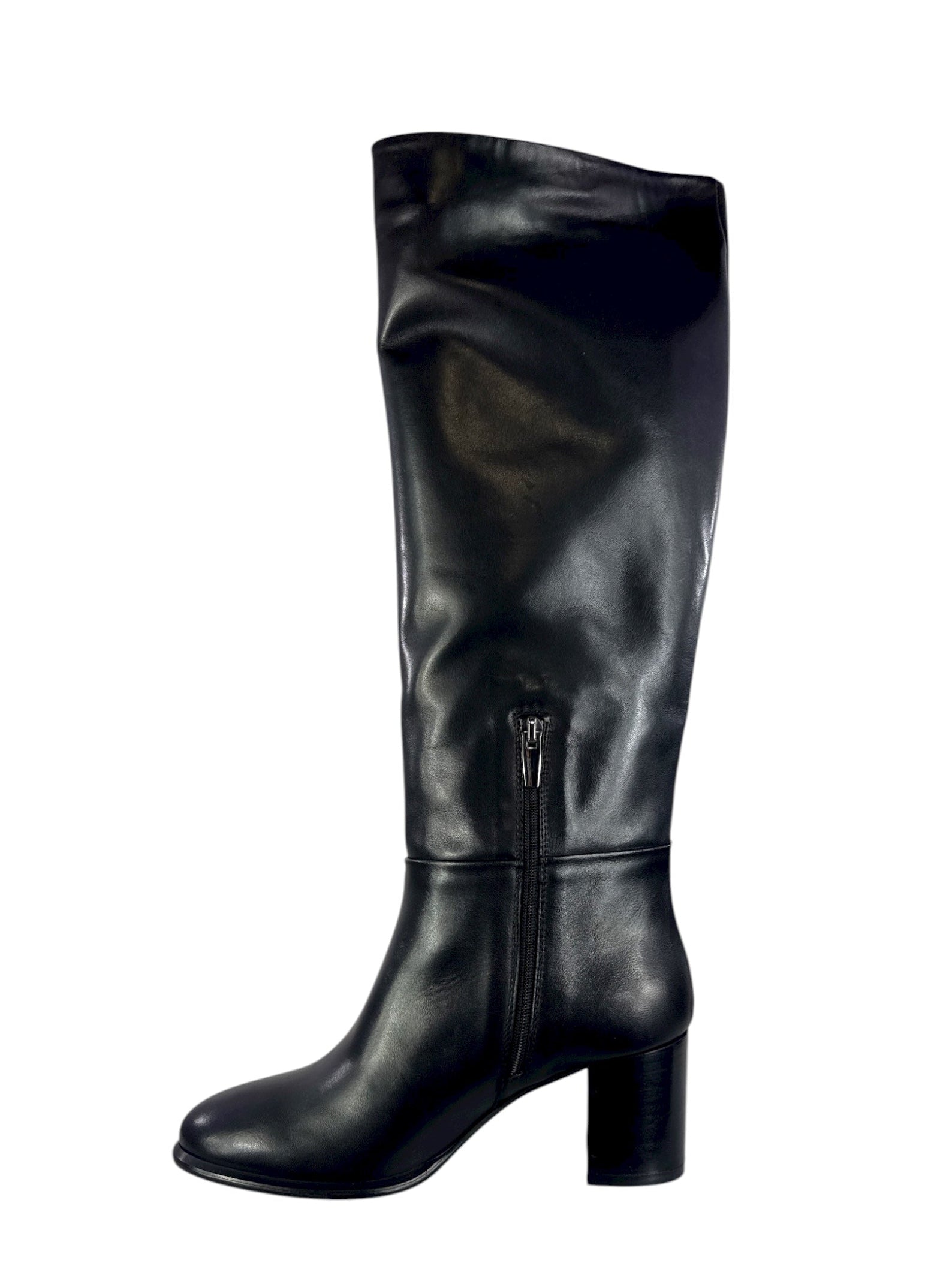 ELISA LANCI stivale in pelle nero