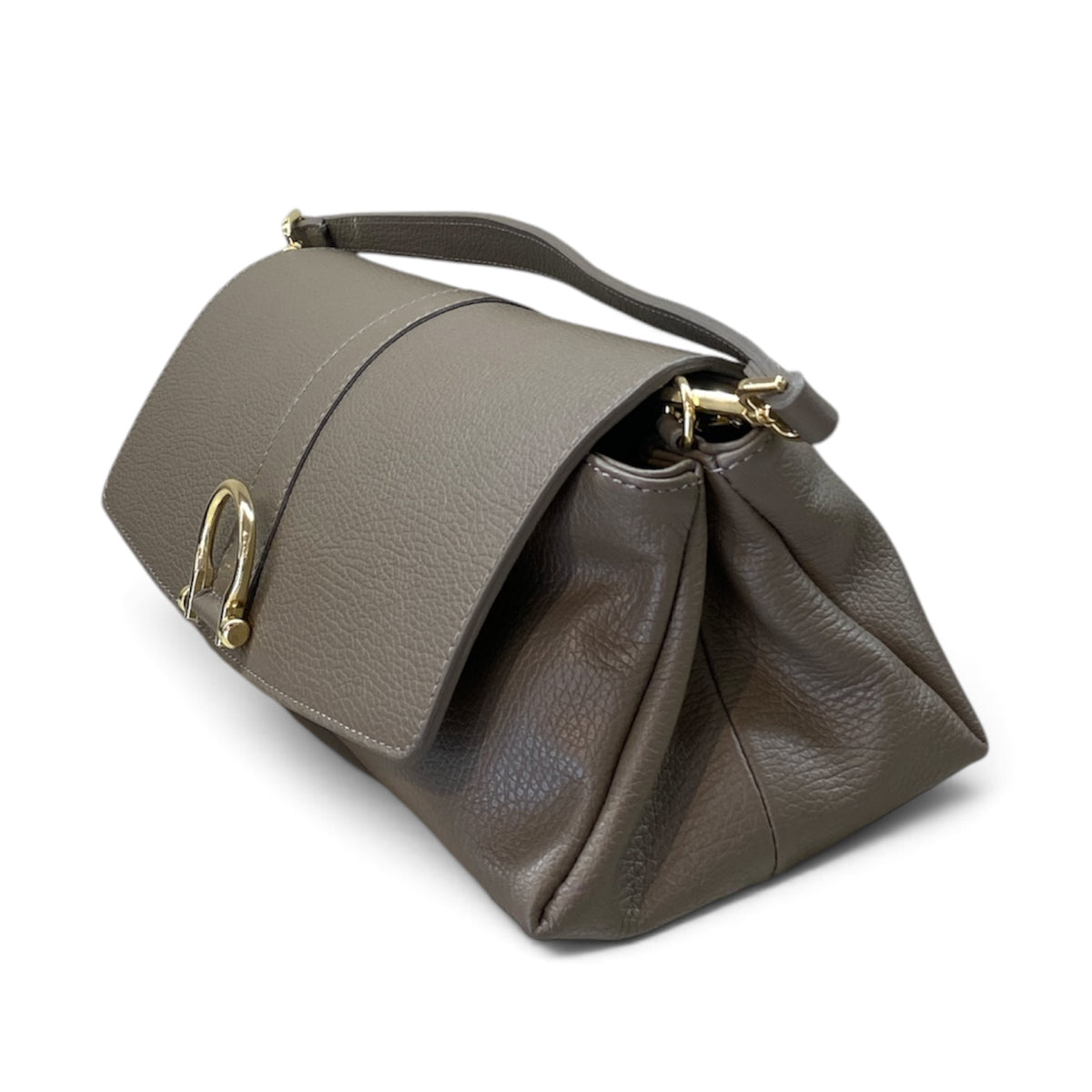 CECILE BORSA LONG BAG TAUPE SCURO
