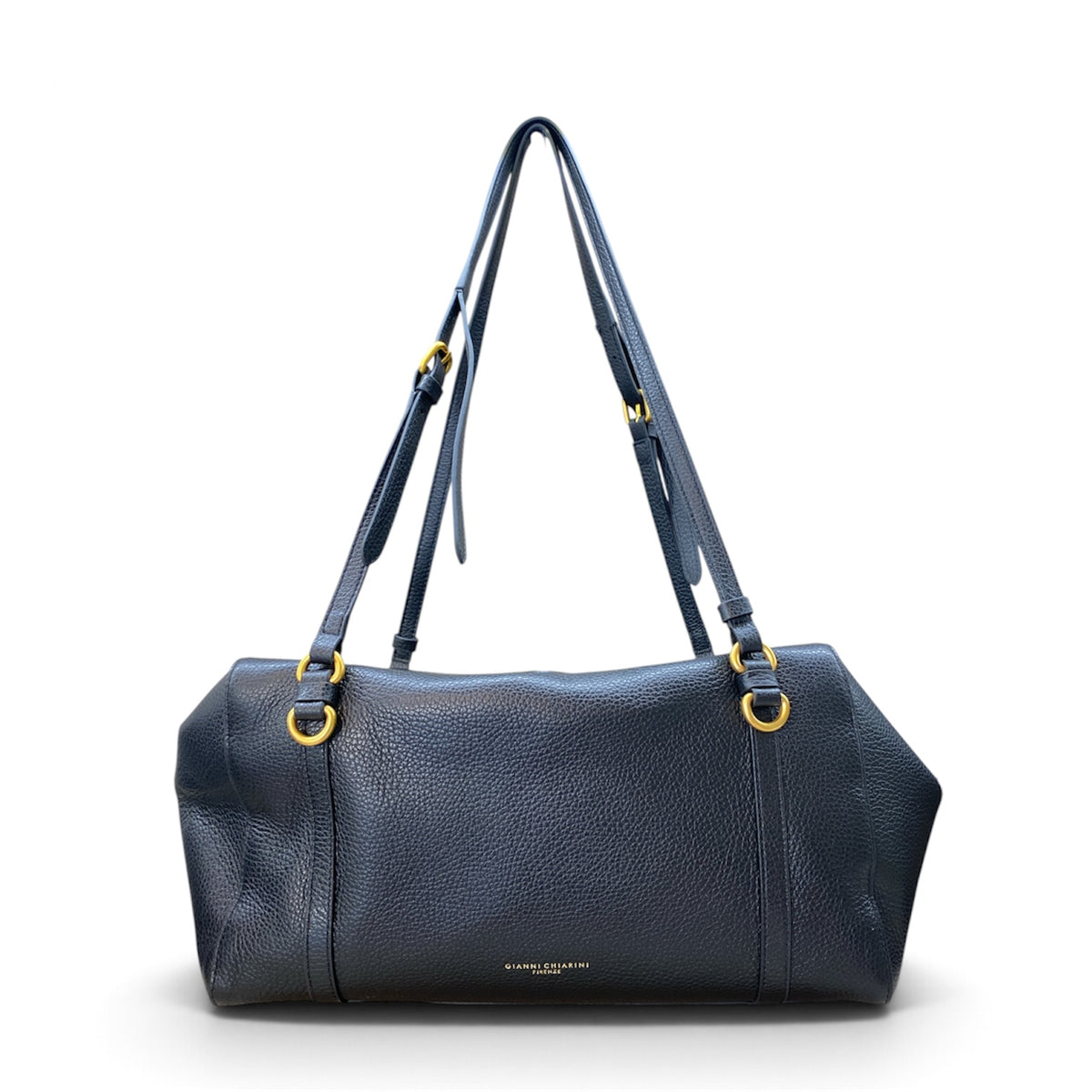 GIANNI CHIARINI BORSA BAULETTO GRANDE TERRY NERA