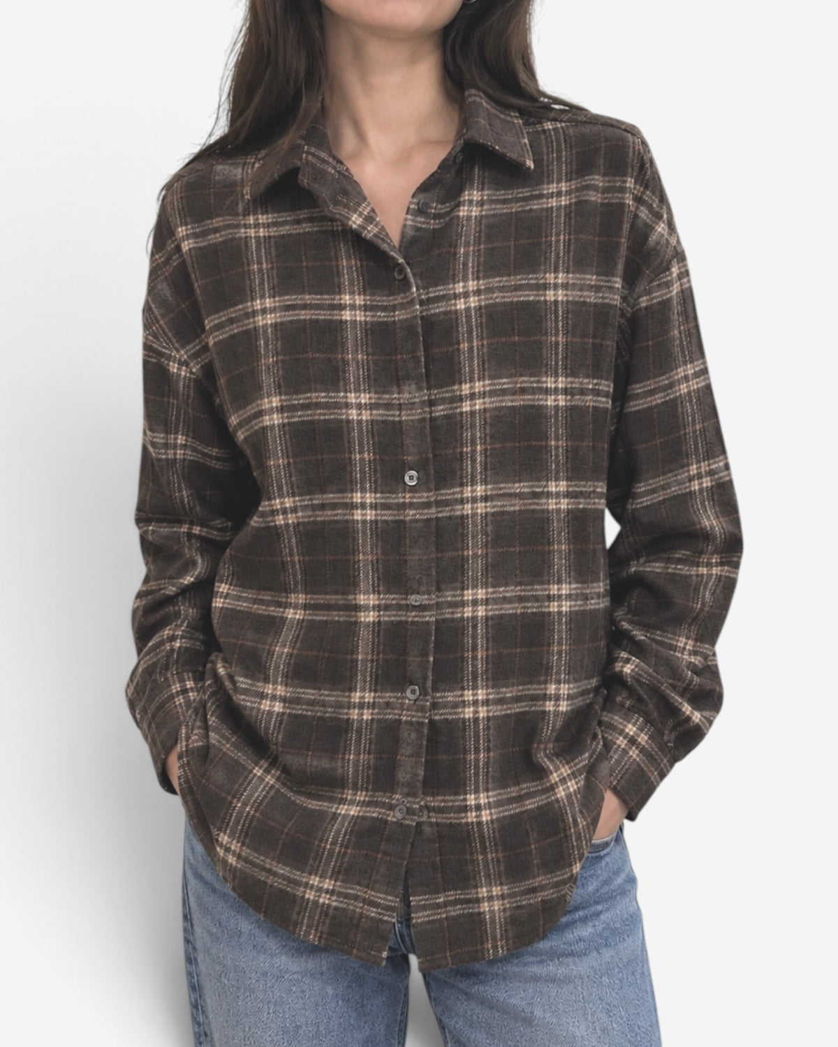 SUSY MIX CAMICIA A QUADRI MORO