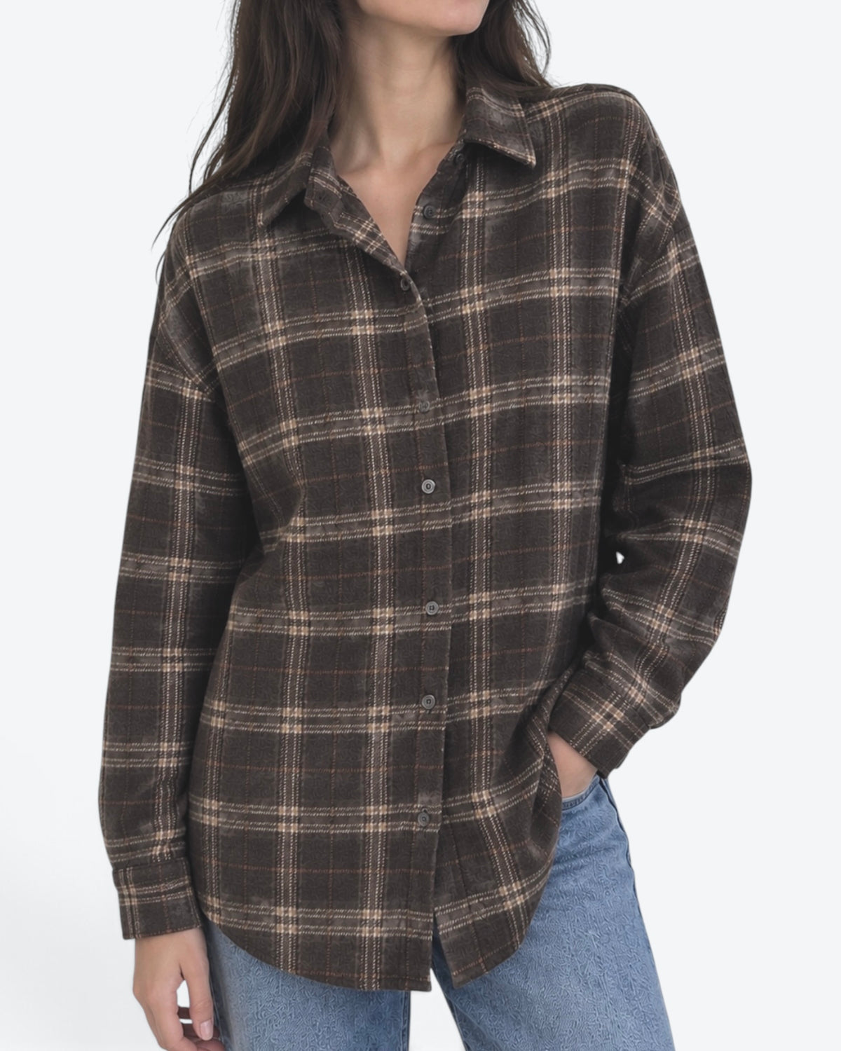 SUSY MIX CAMICIA A QUADRI MORO